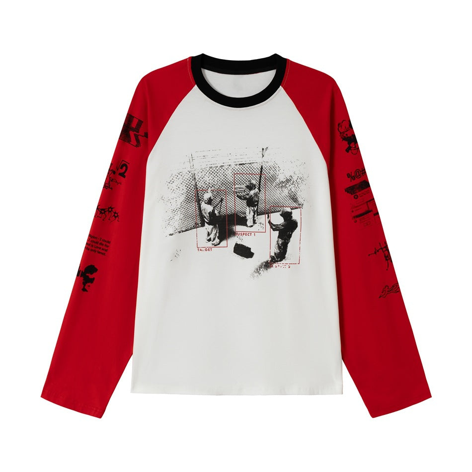 Print Ralan Sleeve Long T-Shirt MW10324