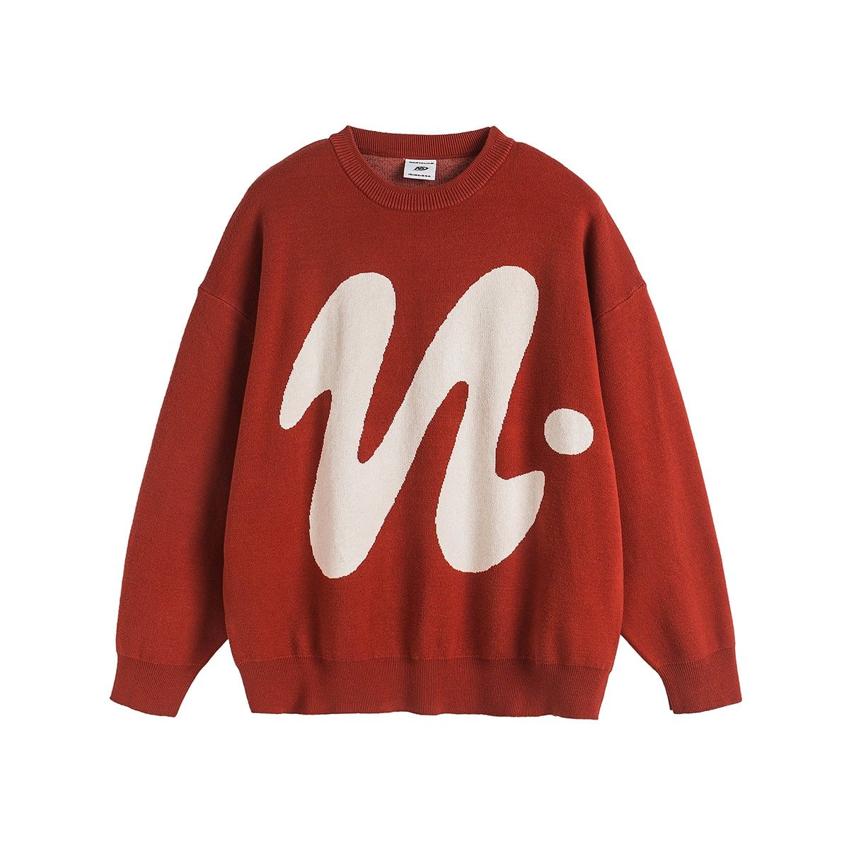 【1週間以内にお届け】Retro Letter Sweater NT7003