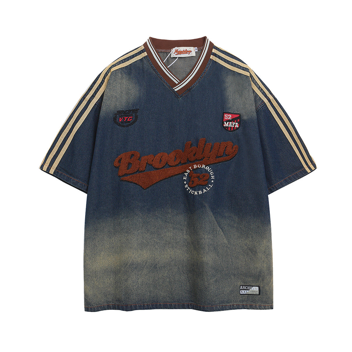 American Retro Denim T-shirt MW10161