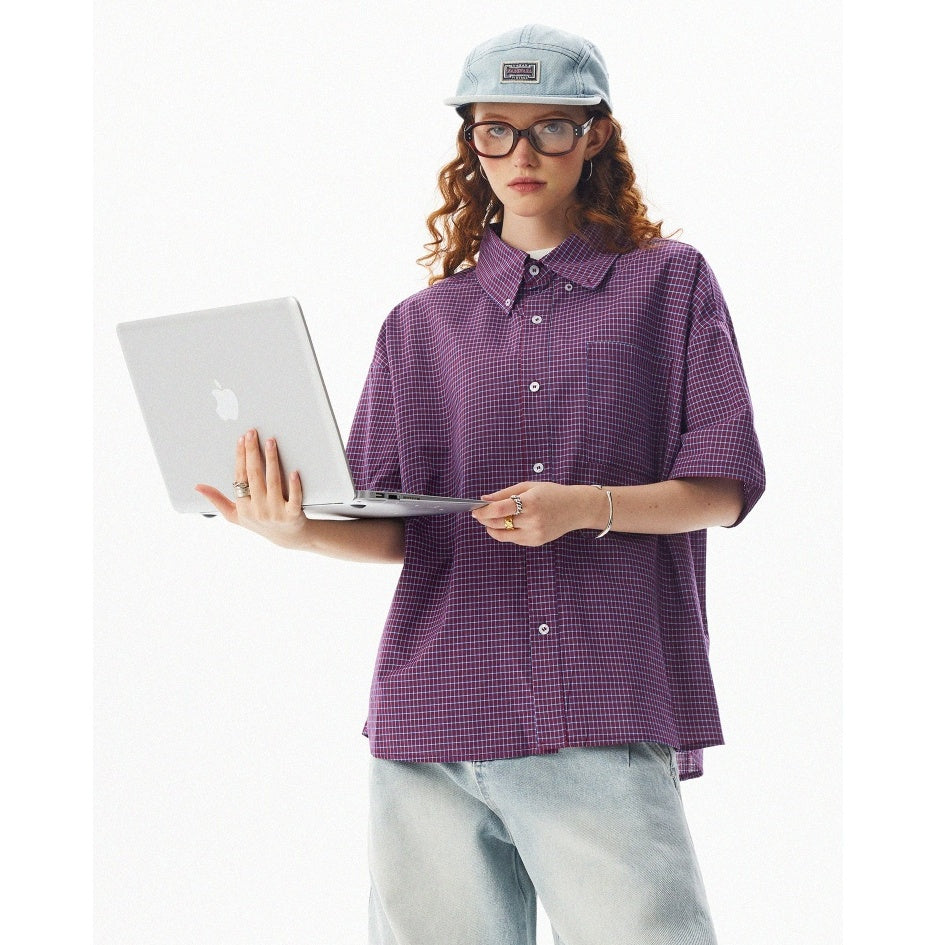 Trad Style Plaid Shirt MW10085