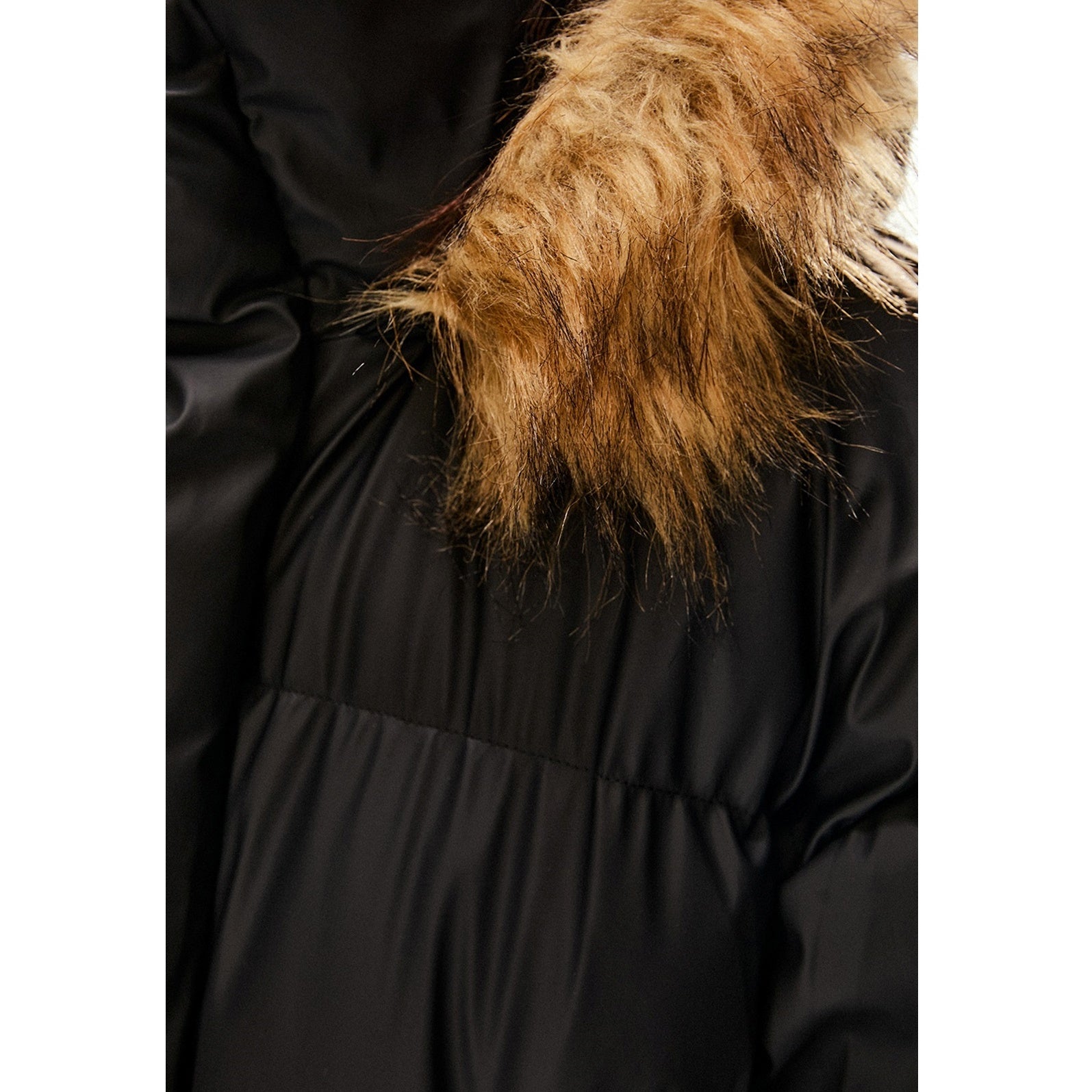 Fur Collar Hooded Short Padded Jacket EZ222