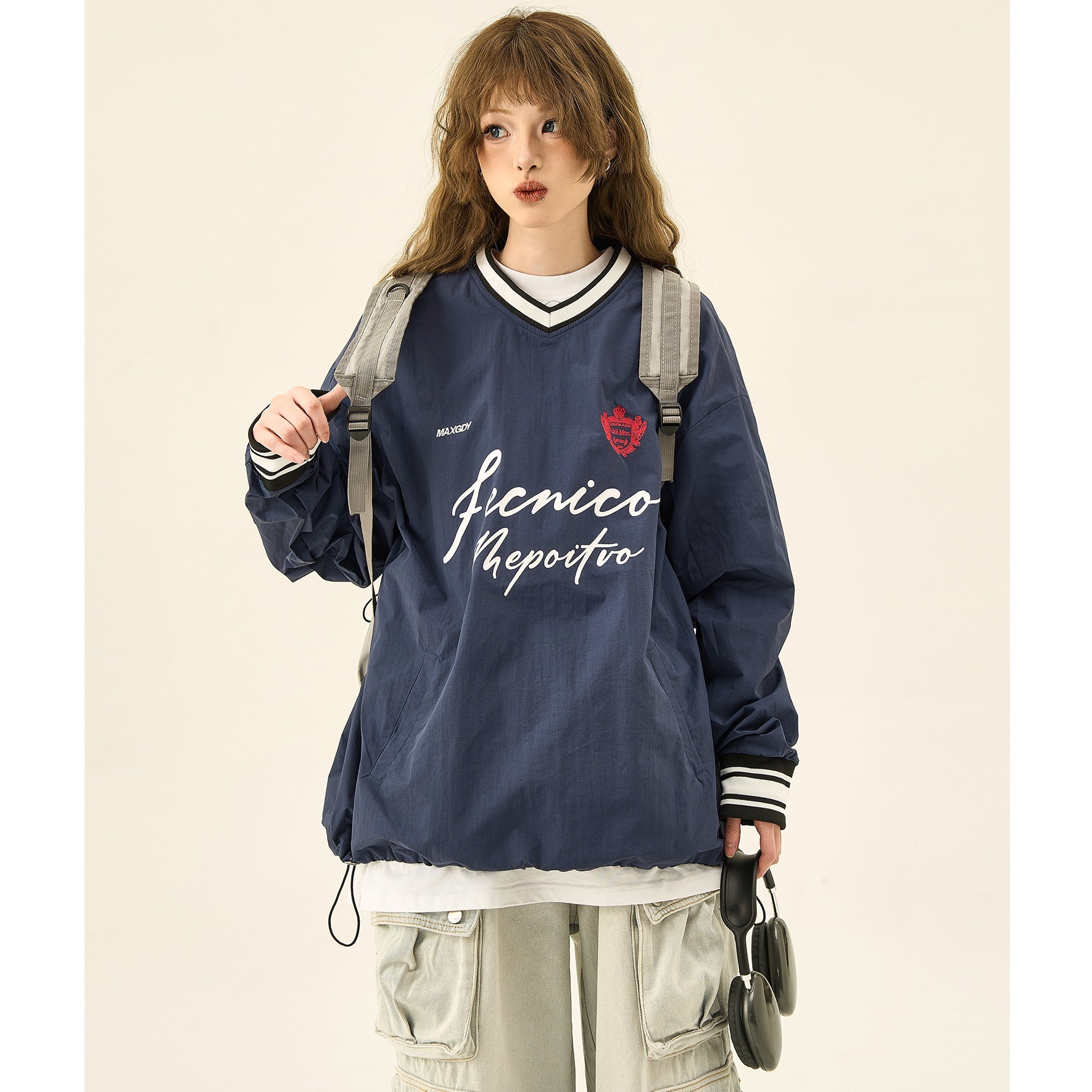 v-neck pullover HG7004