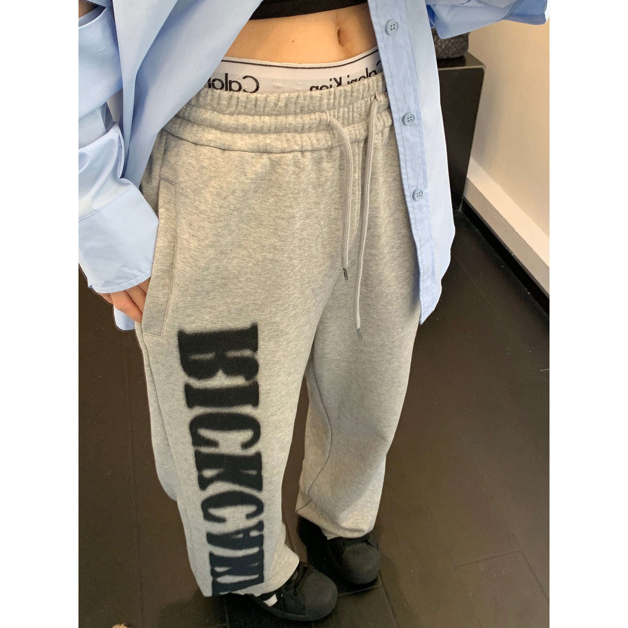 Big Logo Print Sweat Pants MW9773