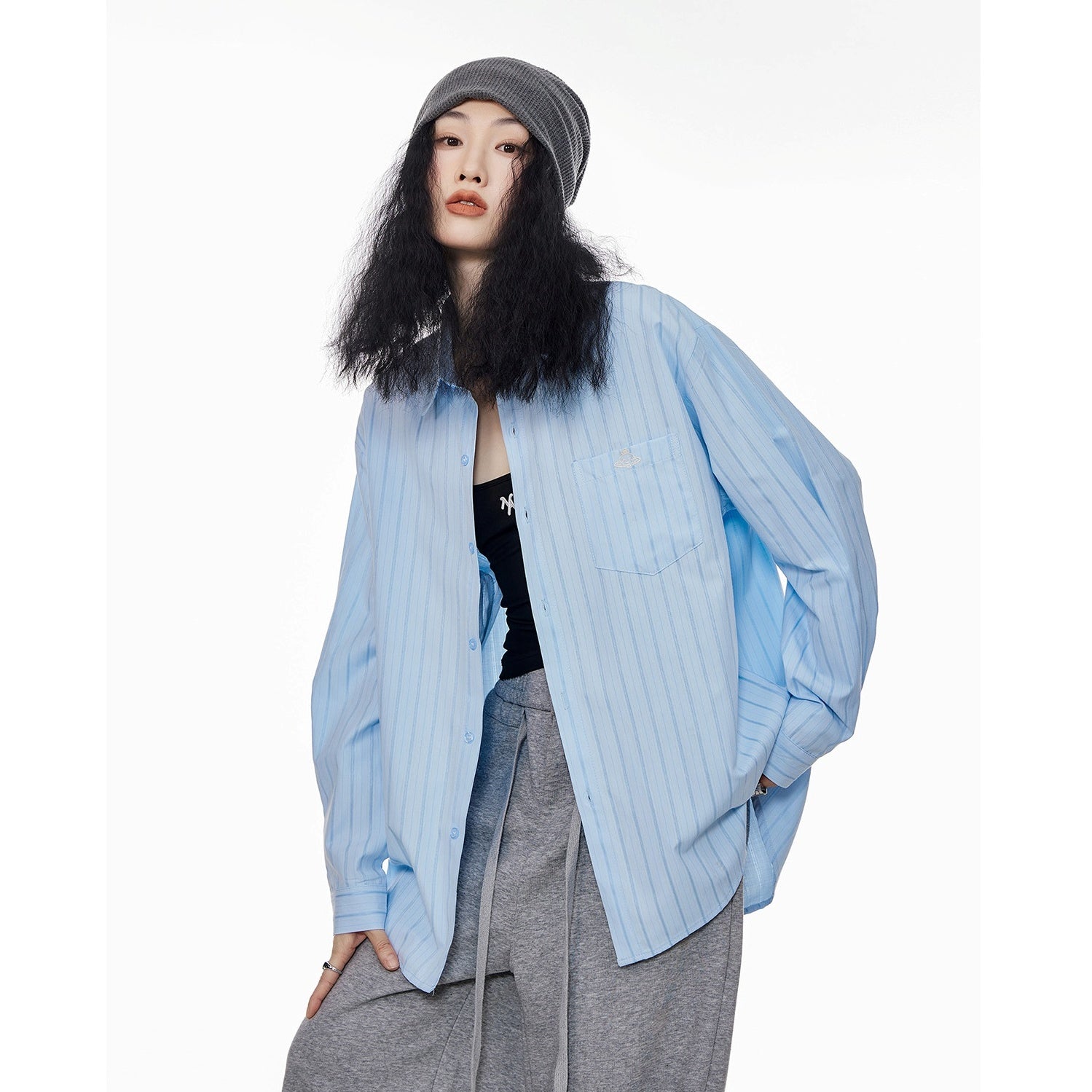Striped Long Sleeve Shirt IC9032