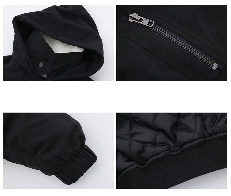 High quality black jacket outerwear AC7024