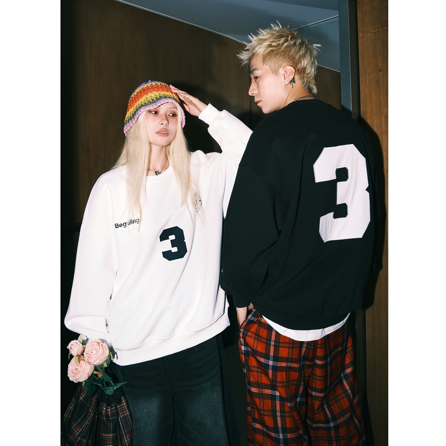 Number Printed Crew Neck Sweat MW9421