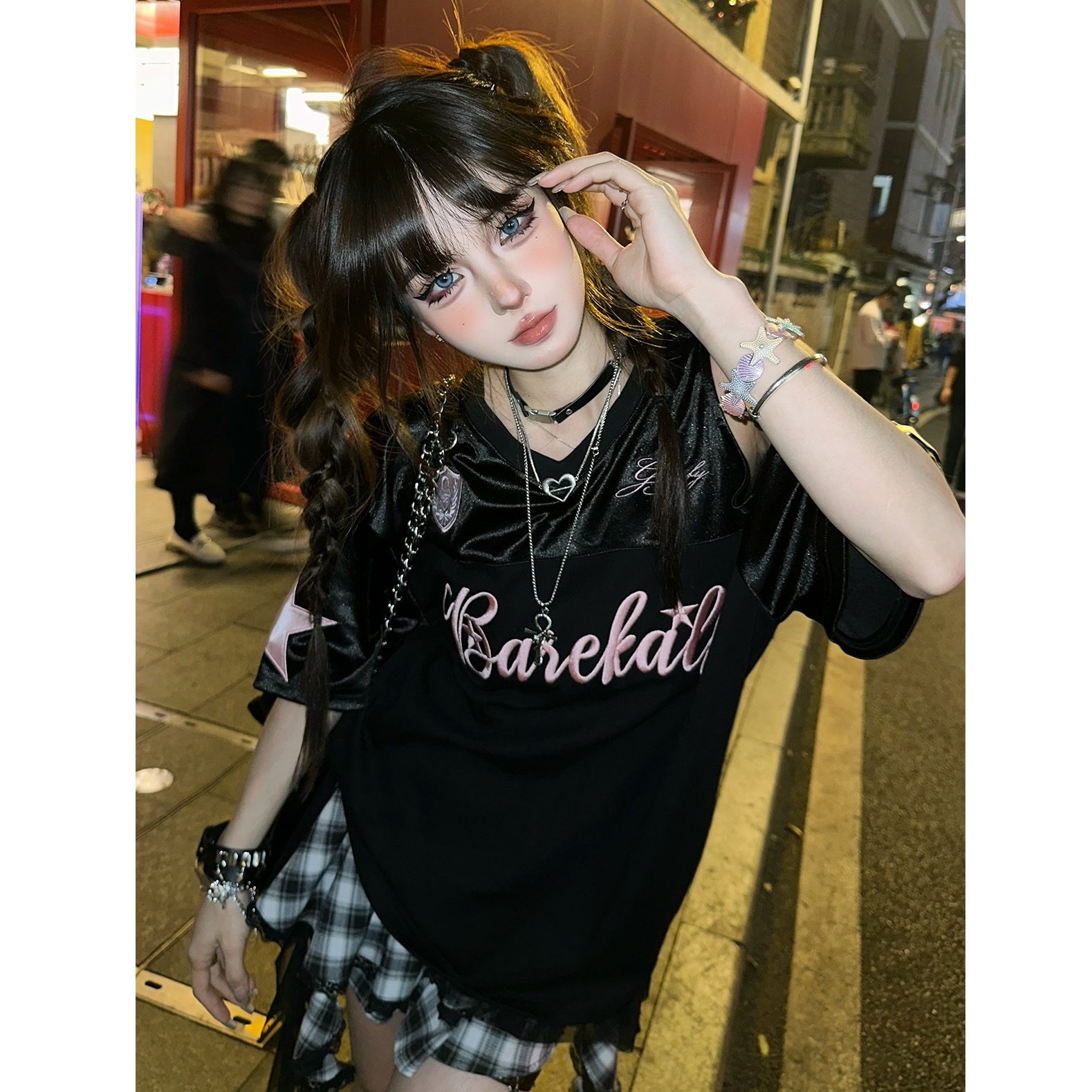 Sporty Formula Design Cut-out T-shirt KK2049