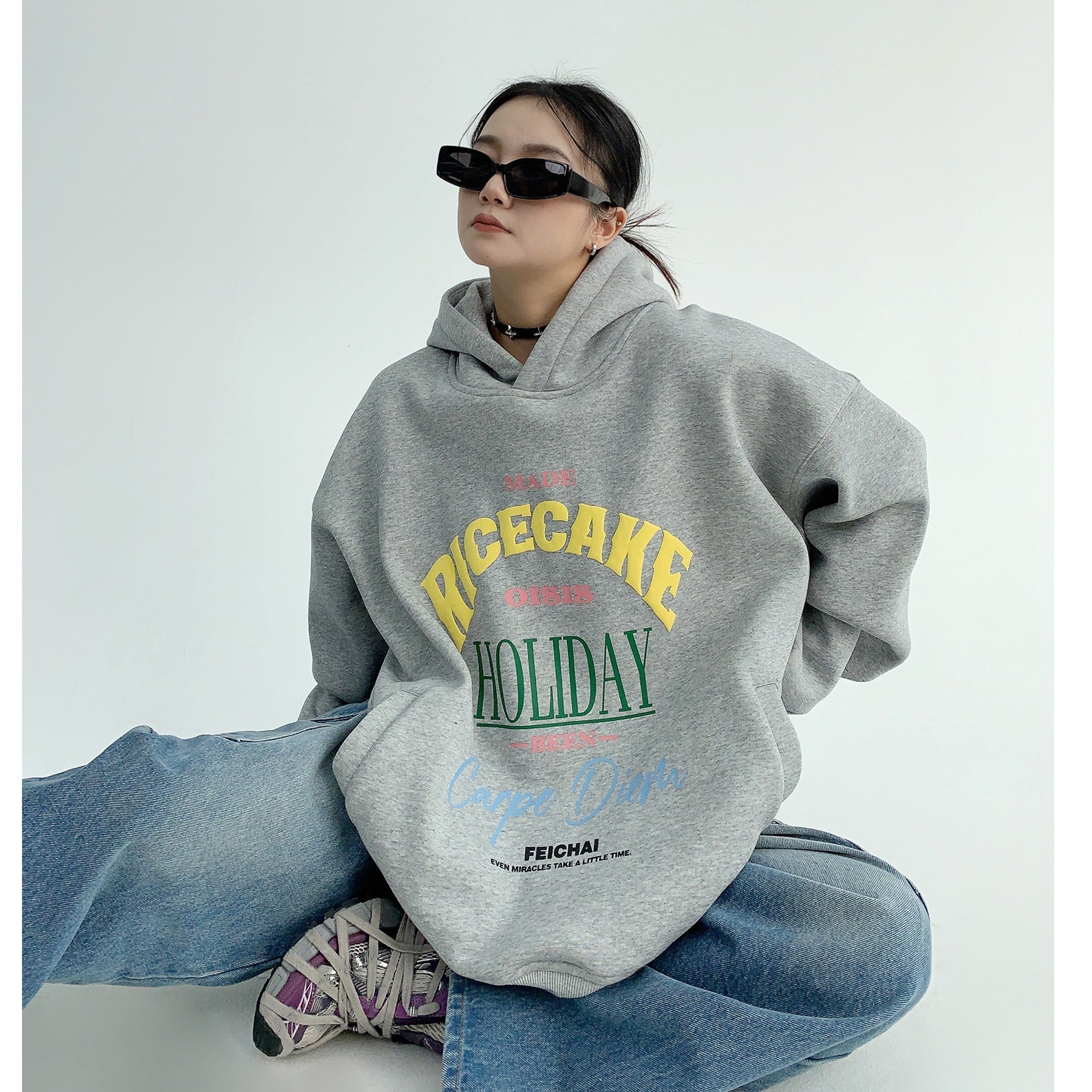 Blockbuster Foam Printed Hoodie MW9555