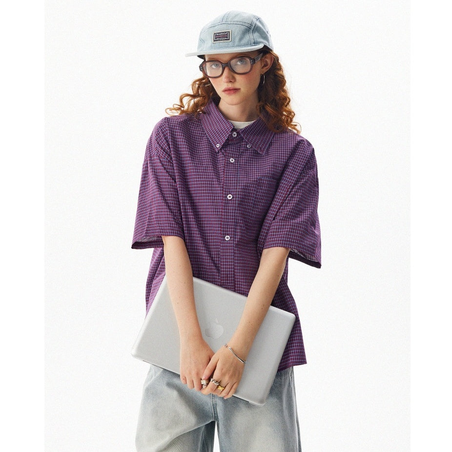 Trad Style Plaid Shirt MW10085