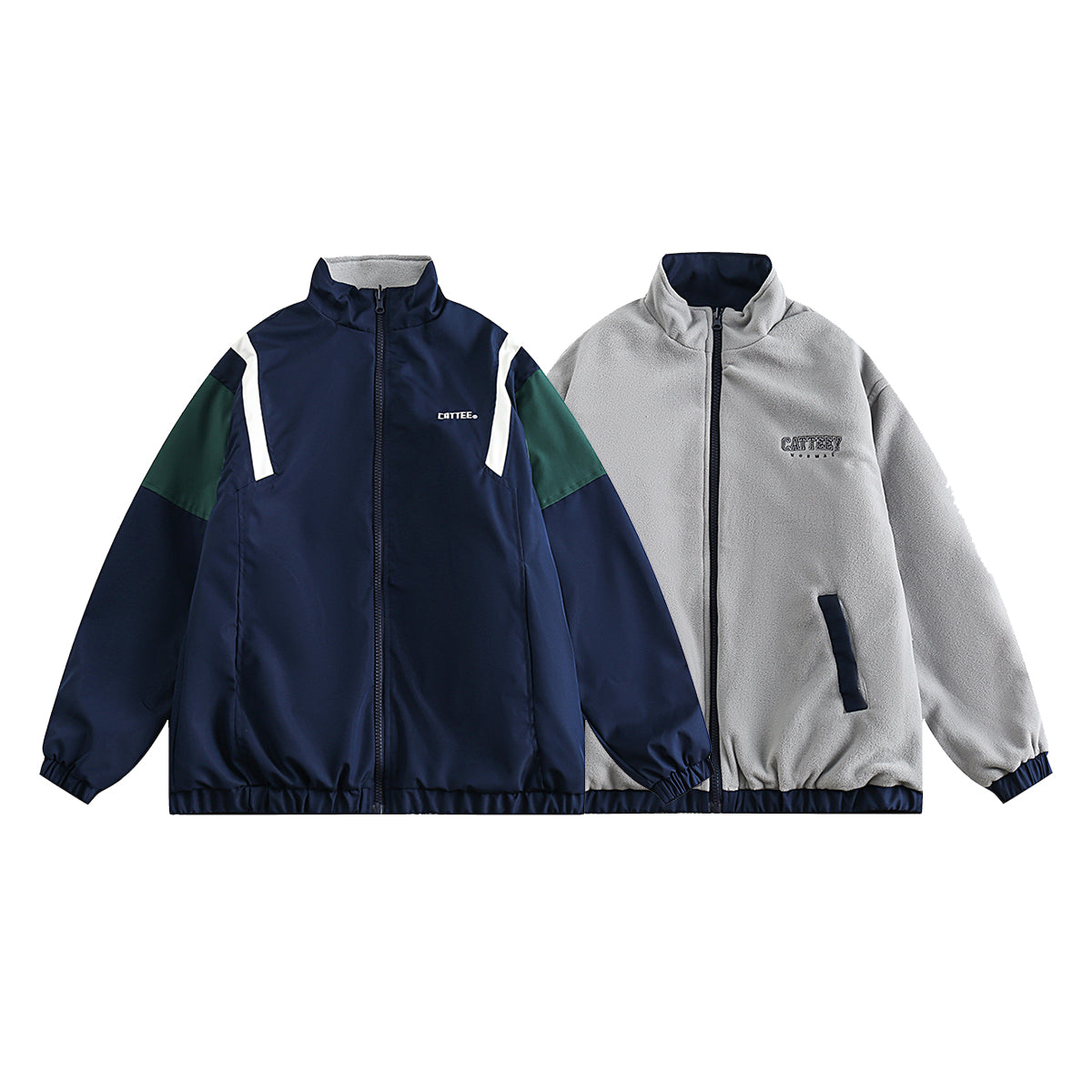 Stand Collar reversible jacket CT7003