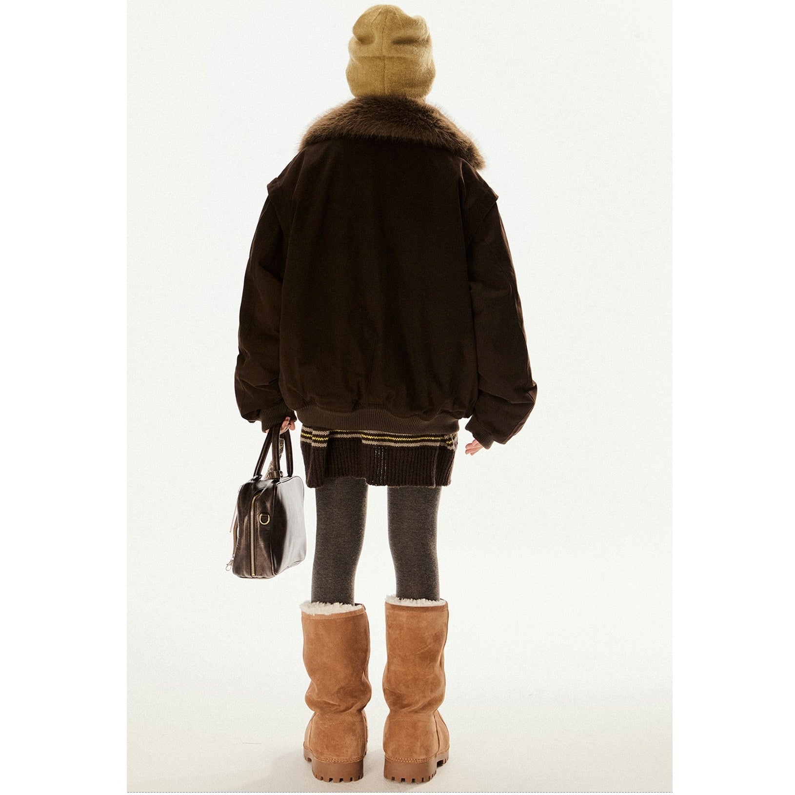 Big Fur Collar Down Jacket EZ202