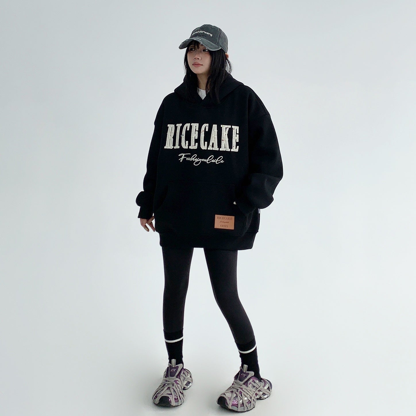 Tweed Touch Logo Embroidery Hoodie MW9652