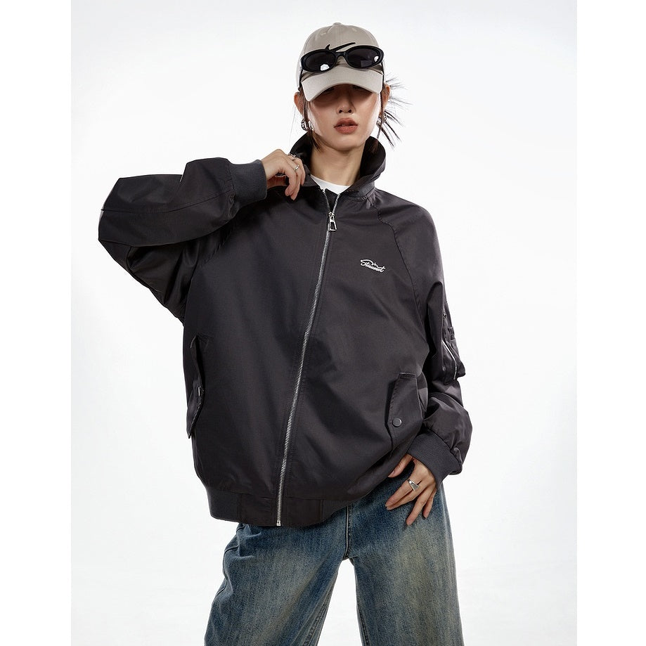 Work Style Loose  ZIP-Up Jacket MW9328