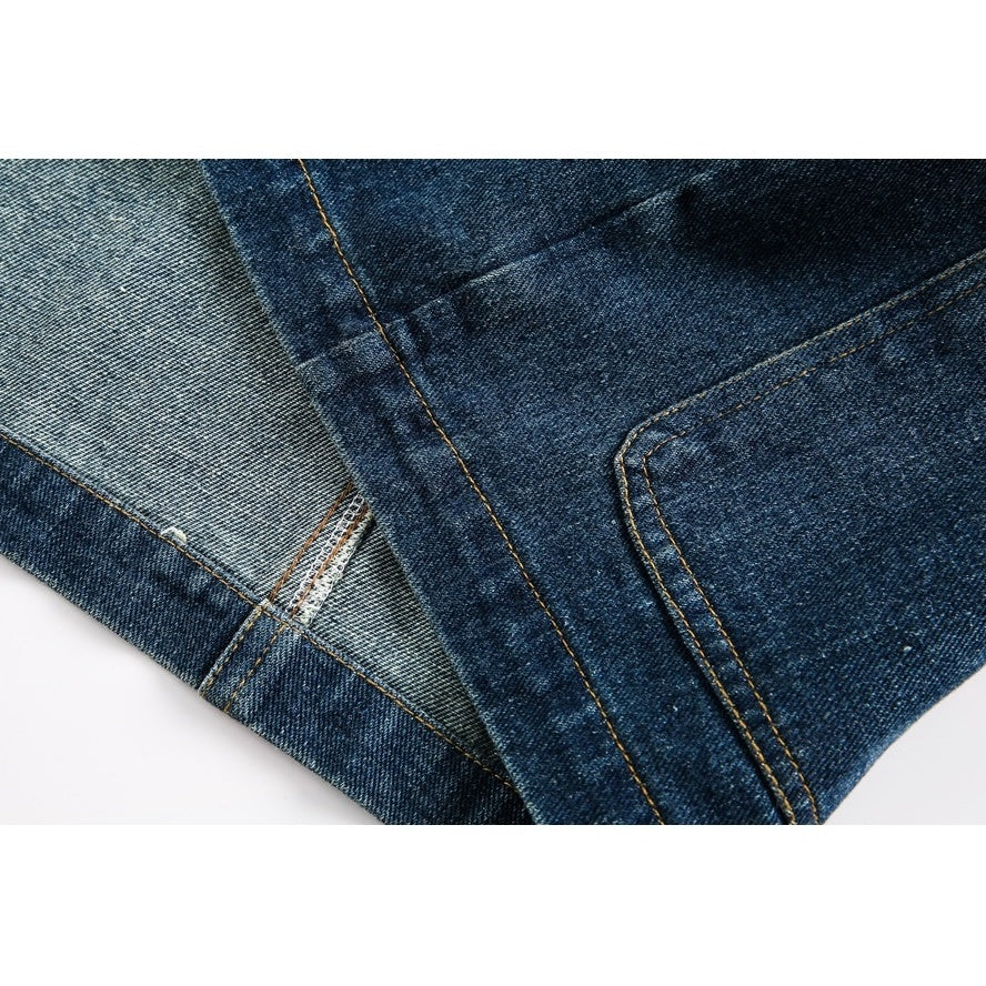 Vintage Stitching Pocket Denim Jacket MW9394