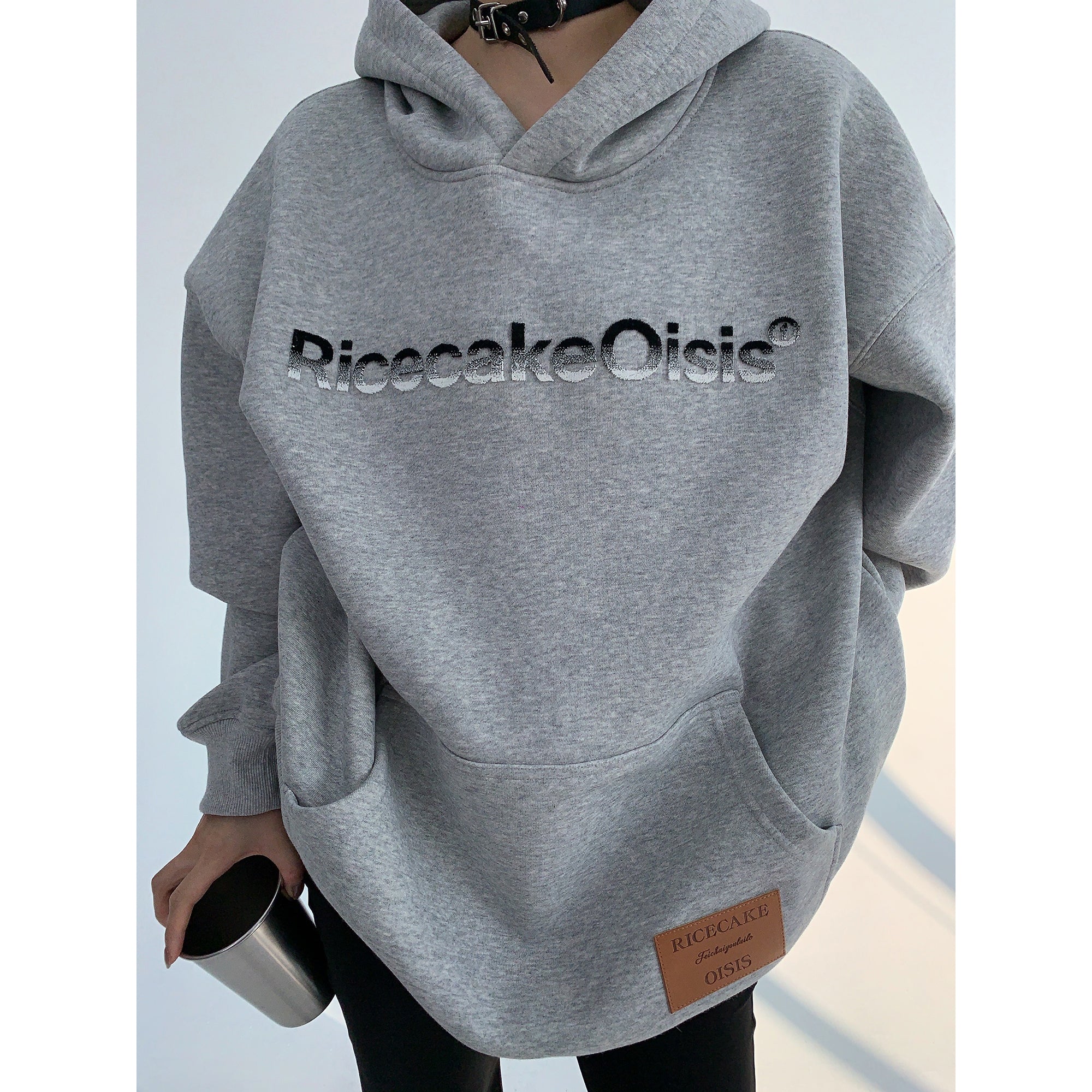 Toothbrush Embroidered Hoodie MW9643