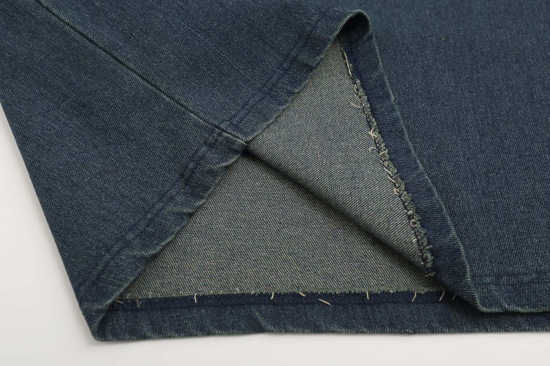 Embroidered Denim T-shirt MW9066