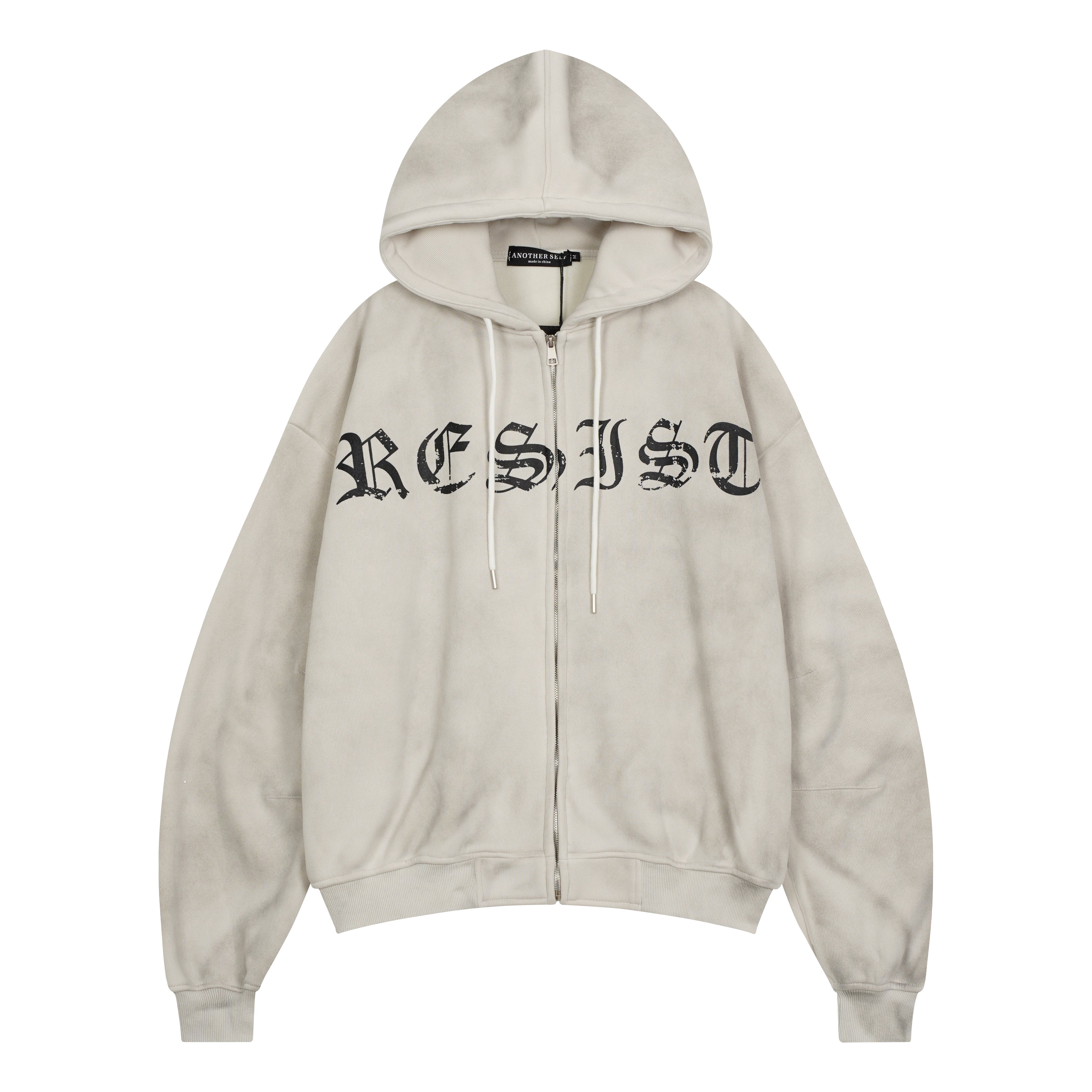 Mud Dyeing Distressed Hooded Sweat MW9806