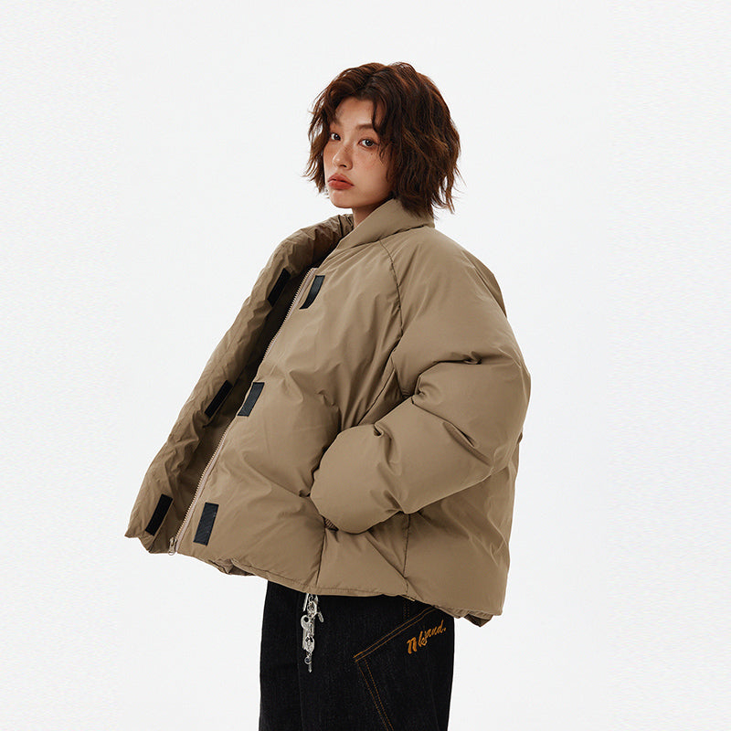 Shawl Collar Short Padded Jacket MW9719