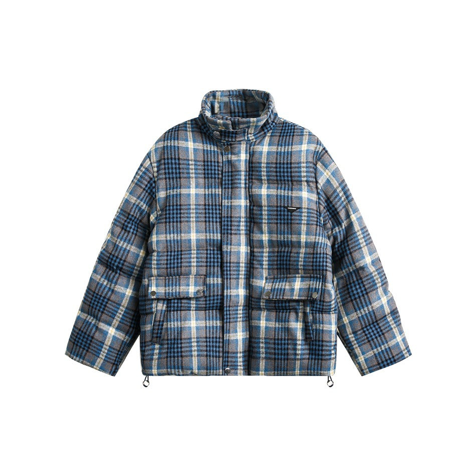 Vintage Plaid Padded Jacket MW9731