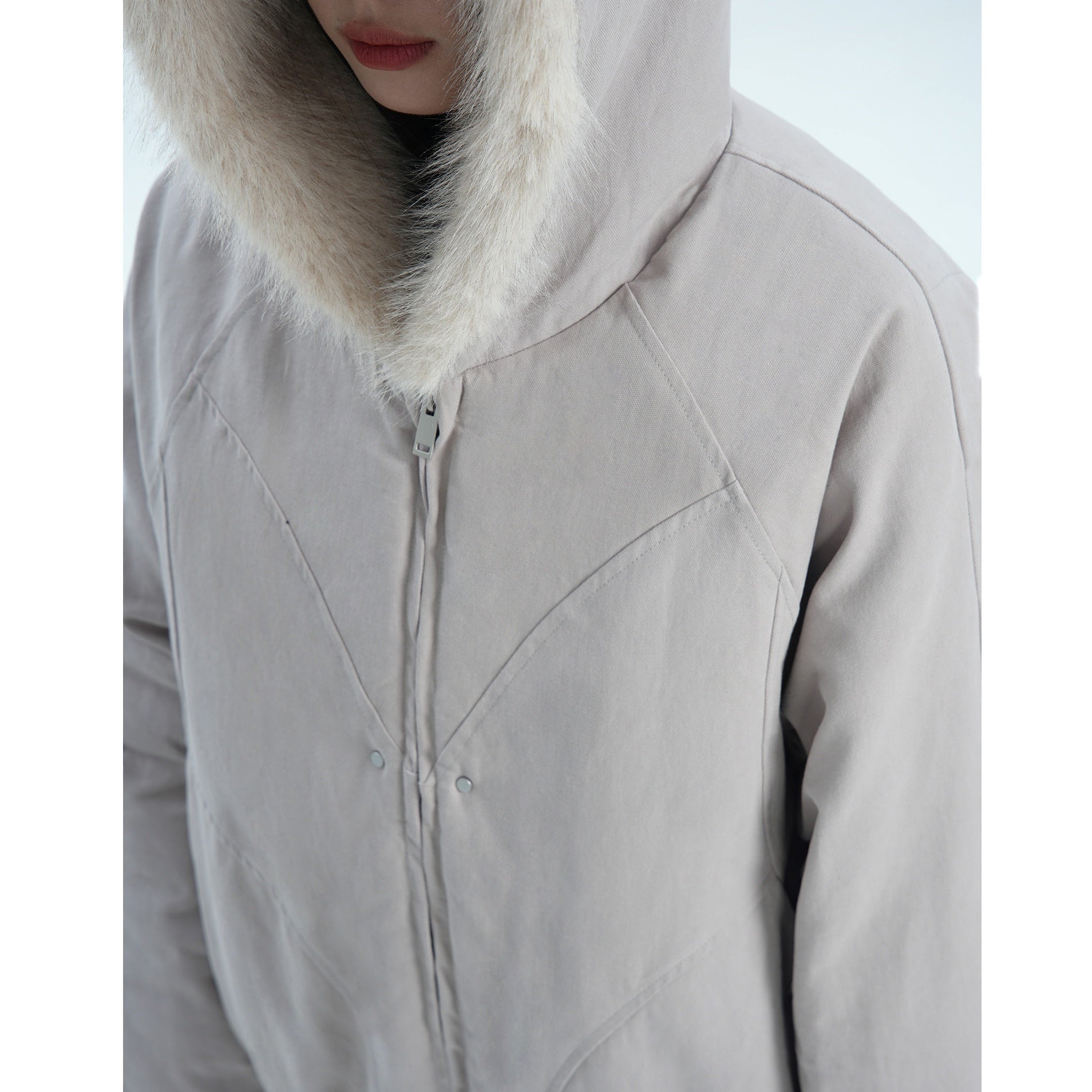 Fur Collar Casual Hooded Jacket MW9676