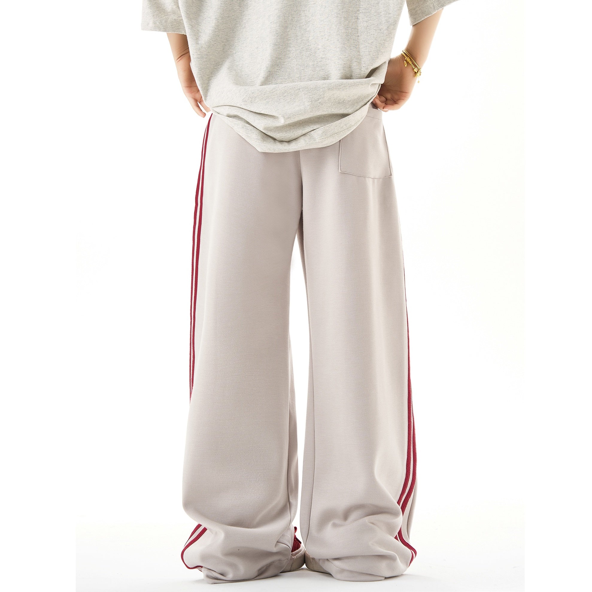 Side Line Wide-Leg Sweat Pants HG7091