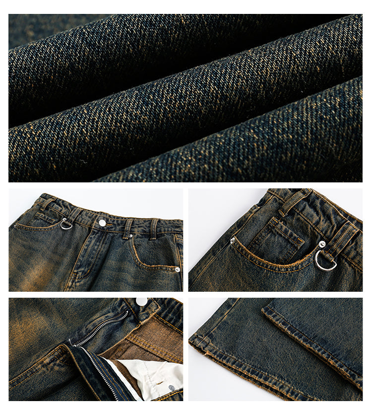 loose straight-leg jeans BB7002 