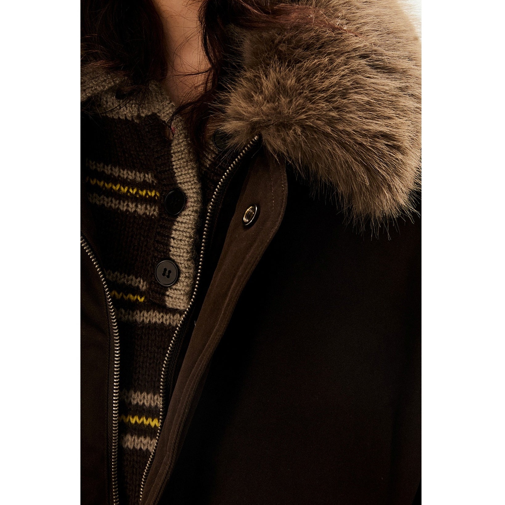 Big Fur Collar Down Jacket EZ202