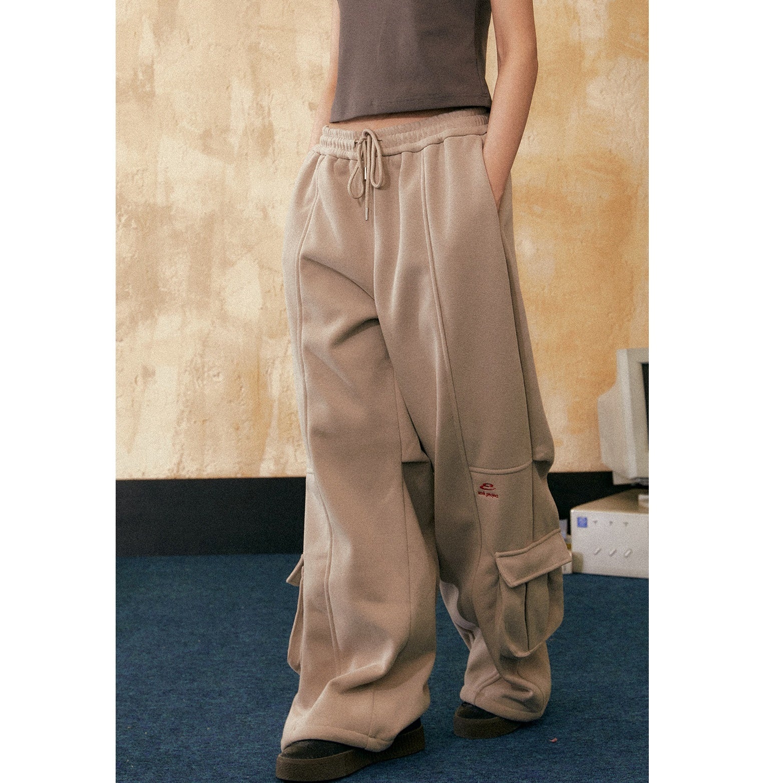 Loose Sports Style Cargo Sweat Pants EZ192