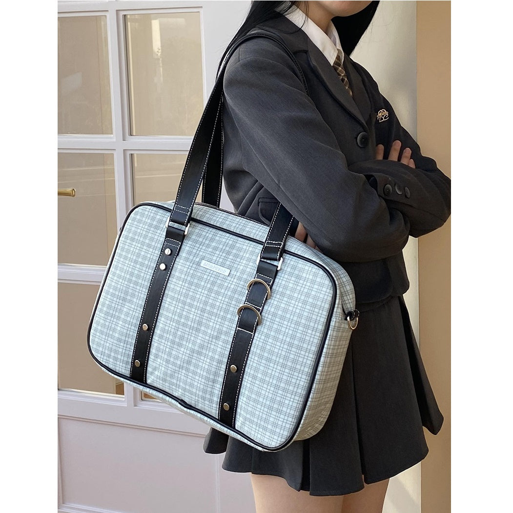 Retro Check 2Way College Bag BA032