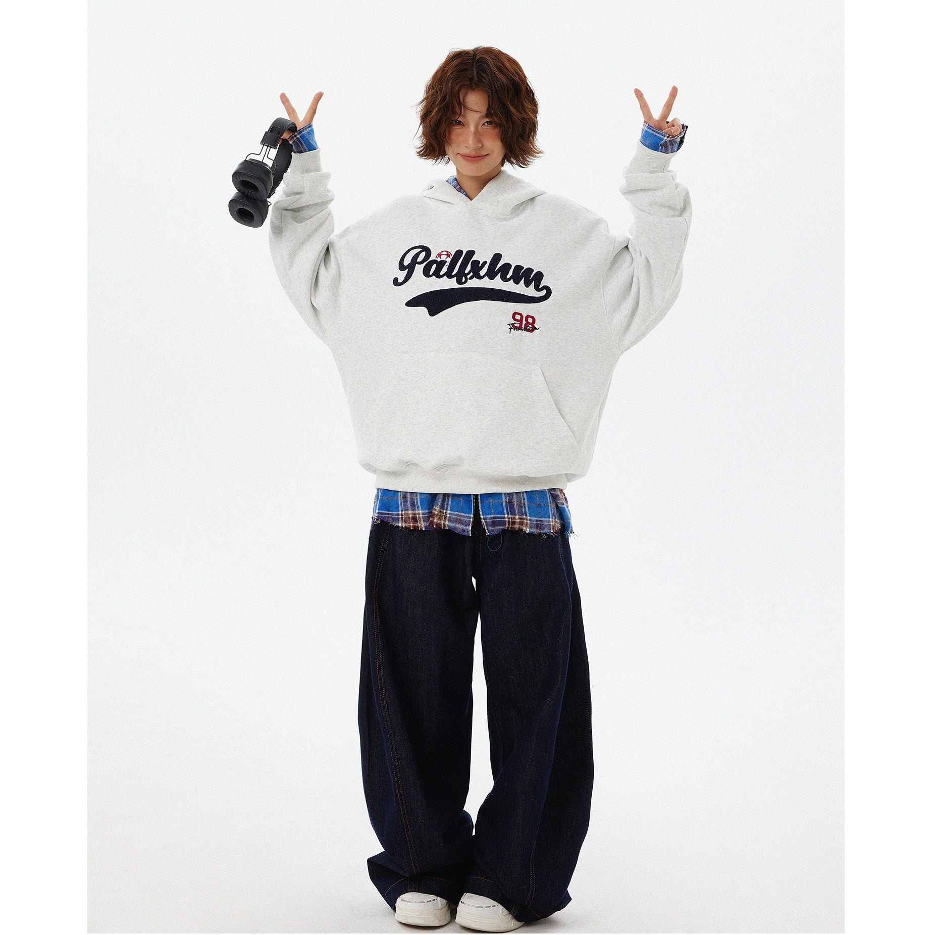 Letter Flocking Hoodie MW9721