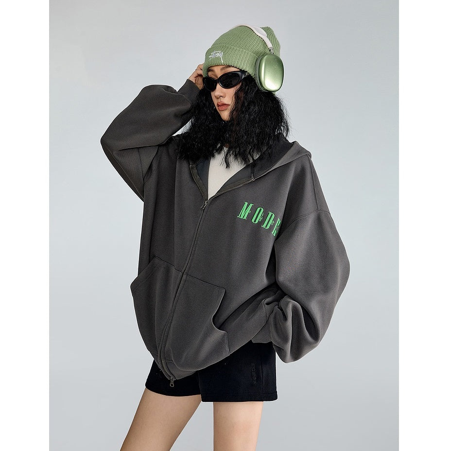 Heavyweight Graphic Logo OverSize Hooded Parka MW9321