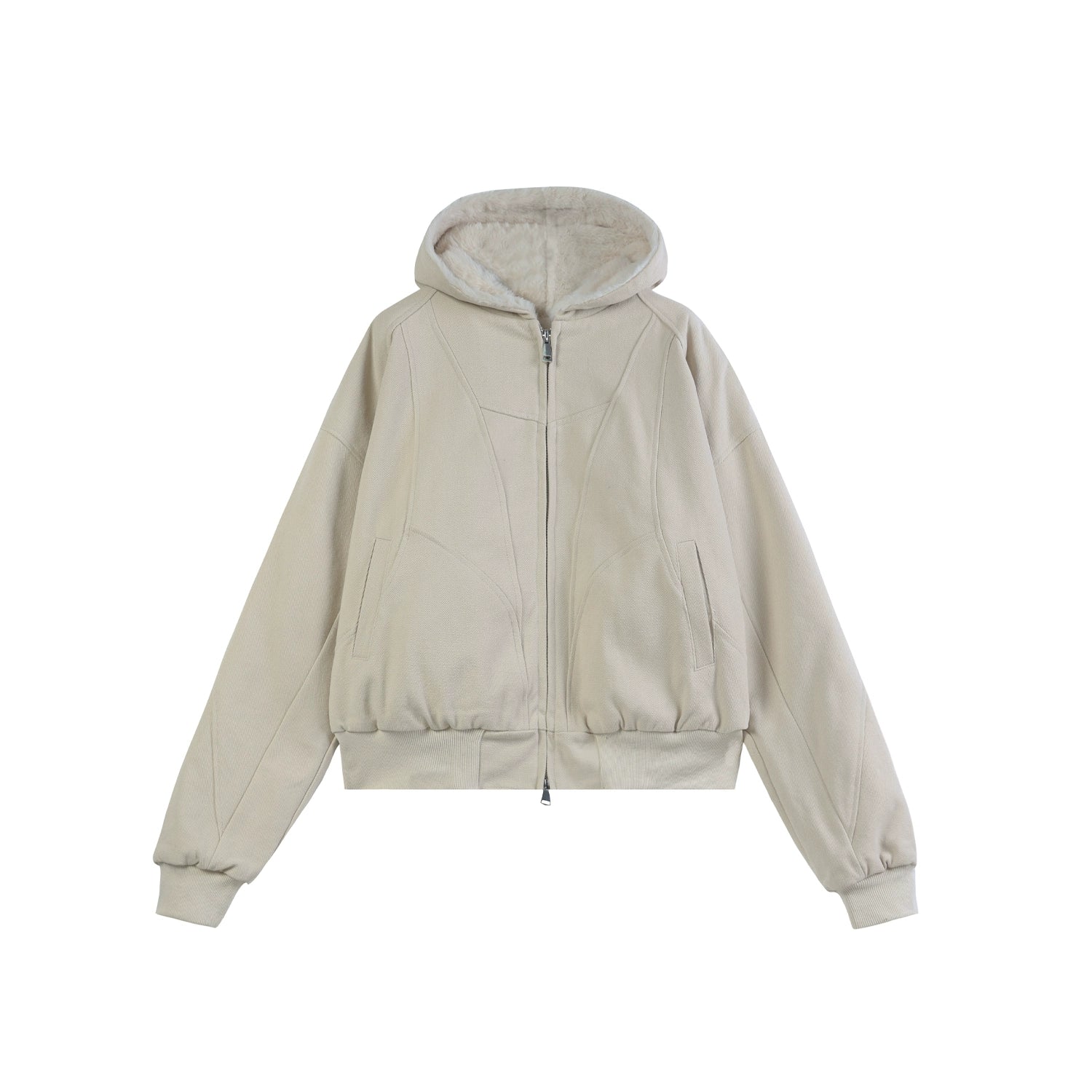 Flange Shoulder Plush Liner Hooded Parka MW9678