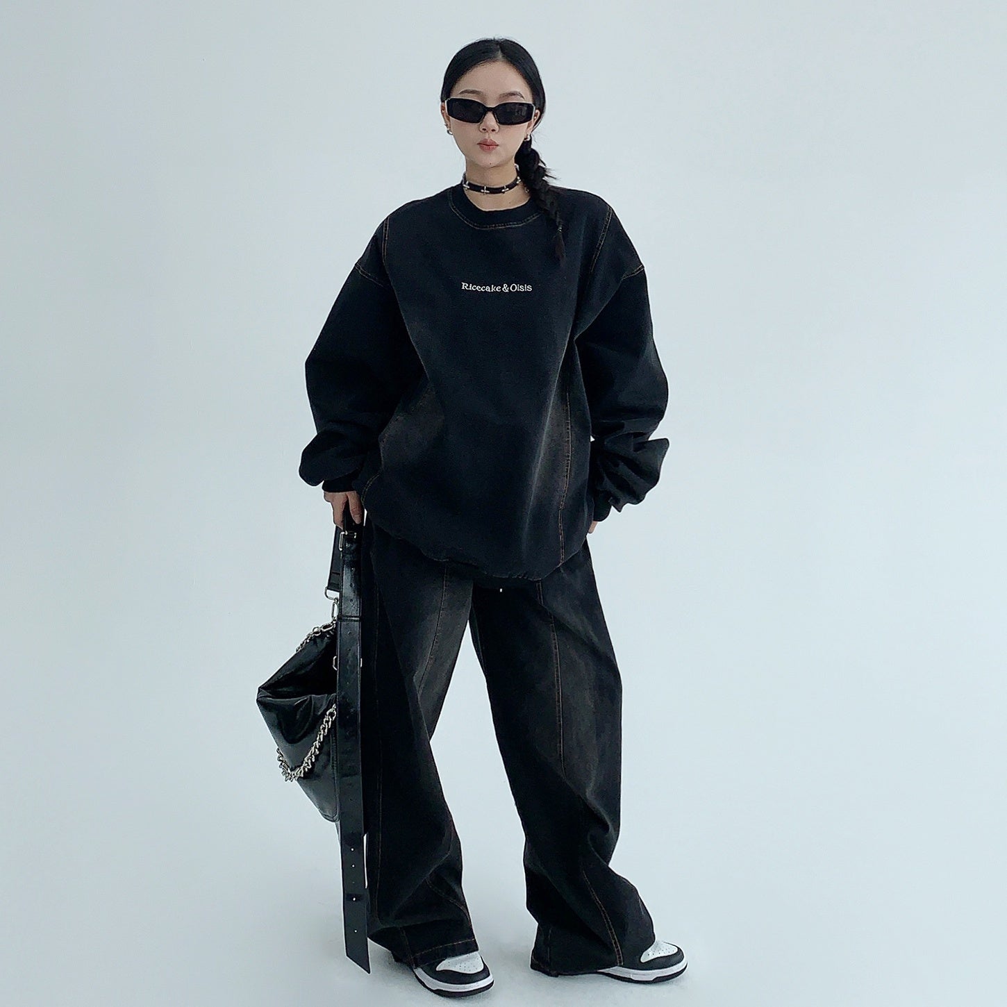 【上下別売り】Denim Sweat Shirt & Pants Set-up MW9887