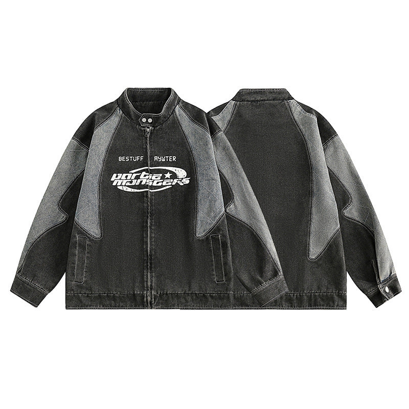 Washed denim jacket ZR7001 