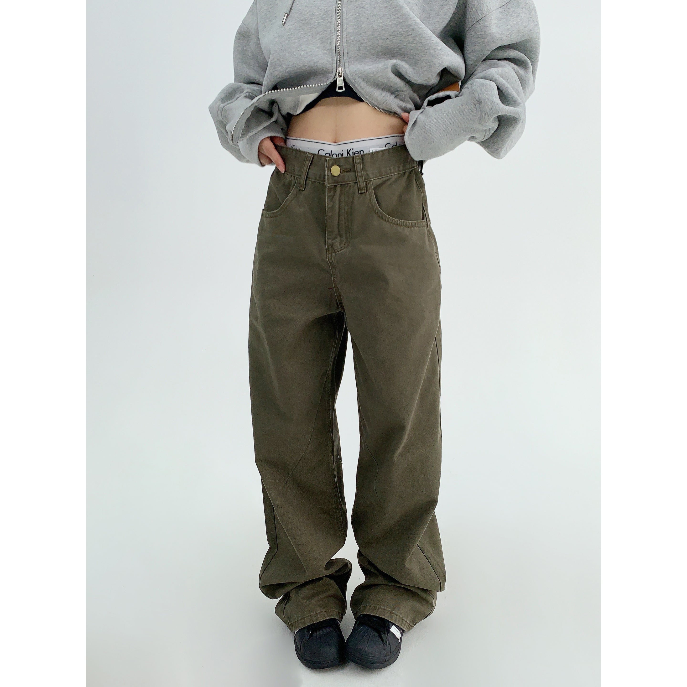 Loose Straight Casual Pants MW9567