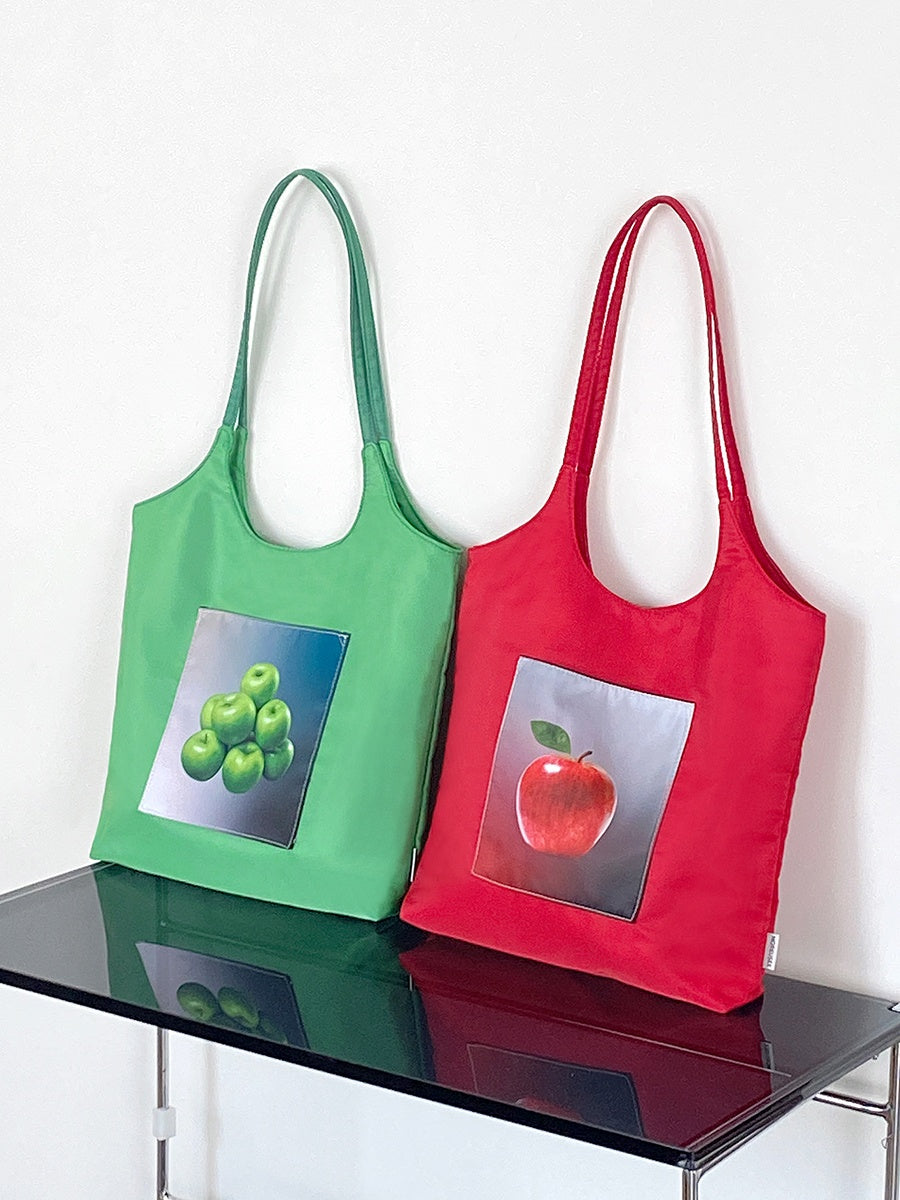 Fruit Print Casual Shoulder Tote Bag BA025