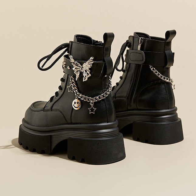 Metal Motif Chain Design Martin Boots GP2002