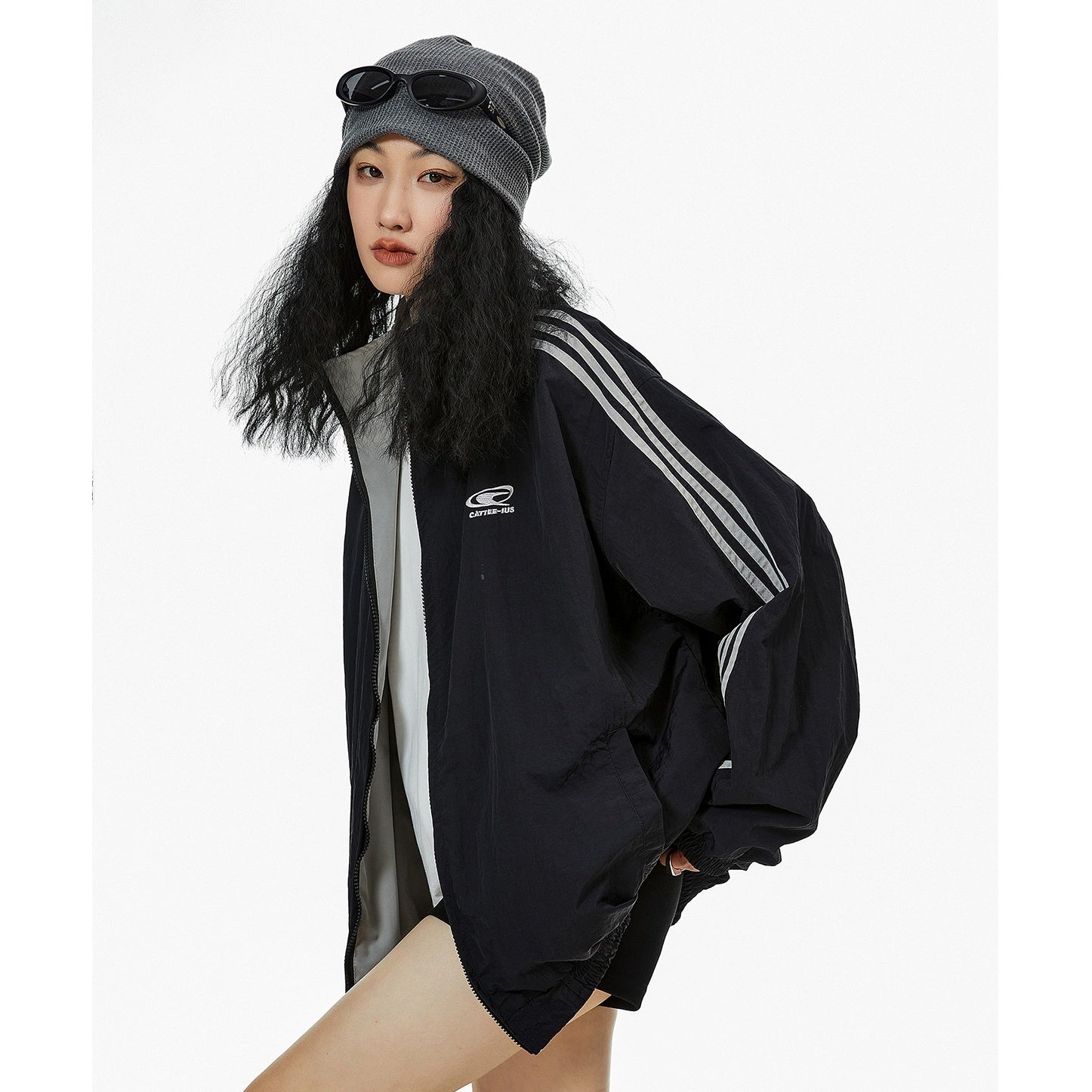 Three-Bar Reversible Track Jacket IC9009