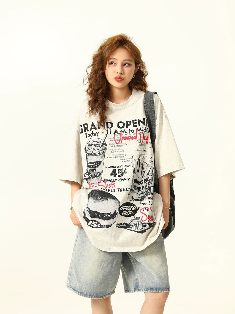 ヴィンテージダイナーグラフィックTシャツ MW10399