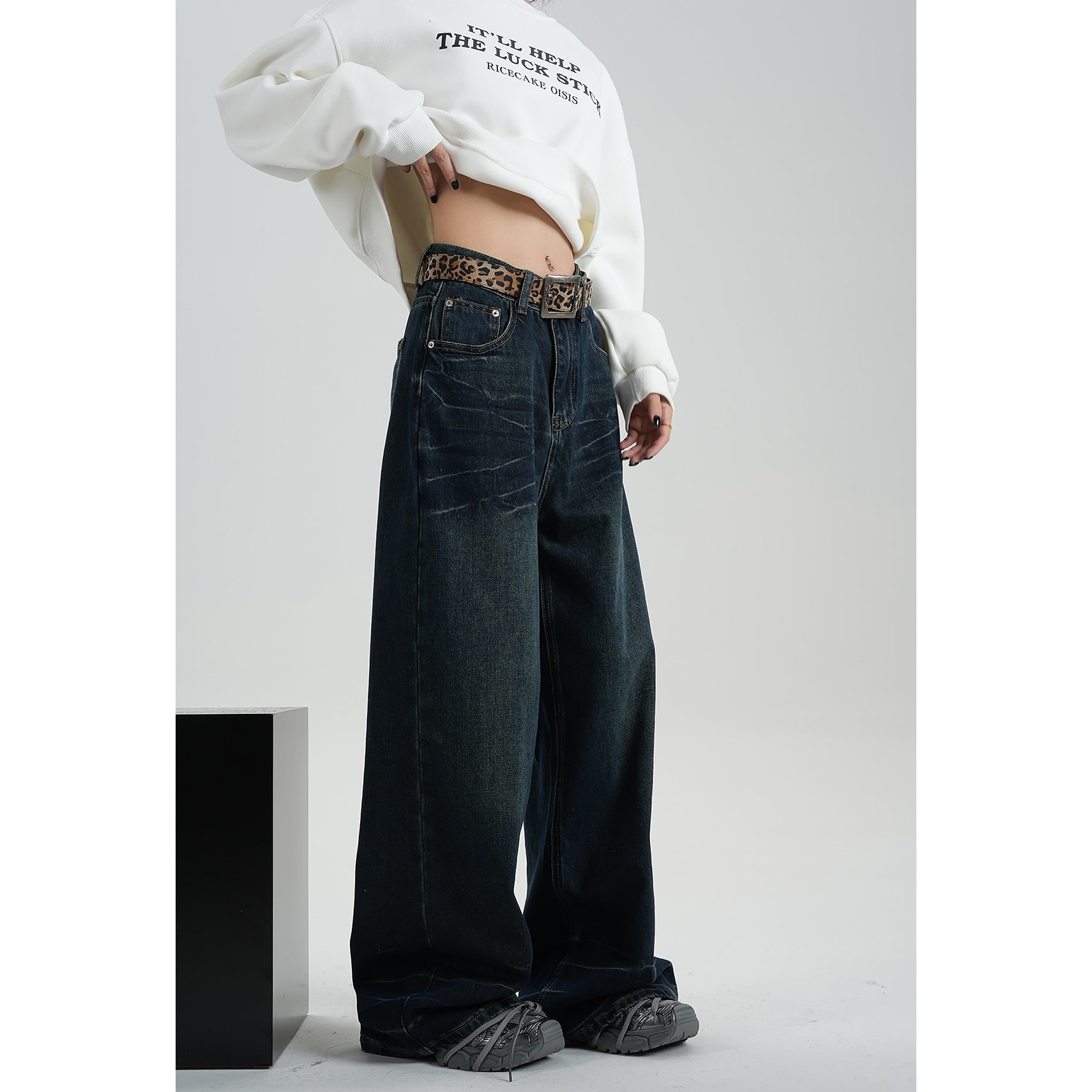 Vintage Straight Wide-leg Jeans MW9762