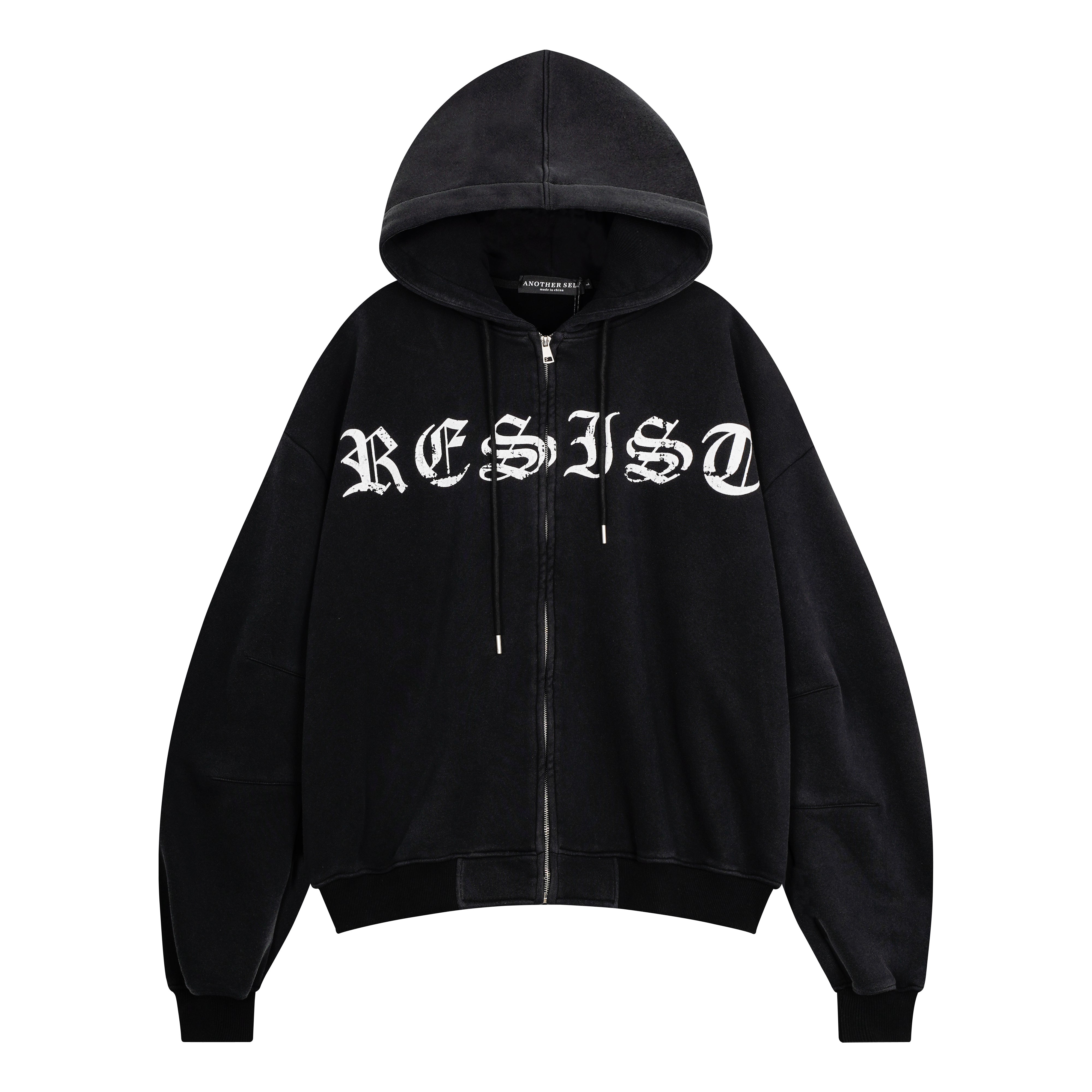 Mud Dyeing Distressed Hooded Sweat MW9806