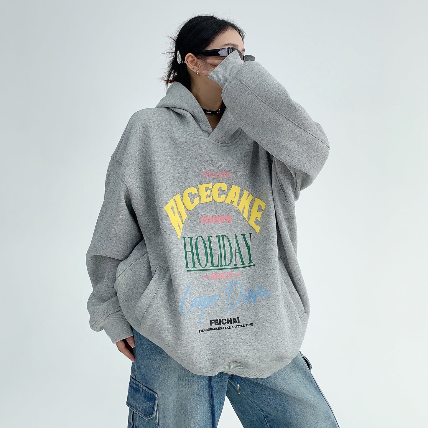 Blockbuster Foam Printed Hoodie MW9555