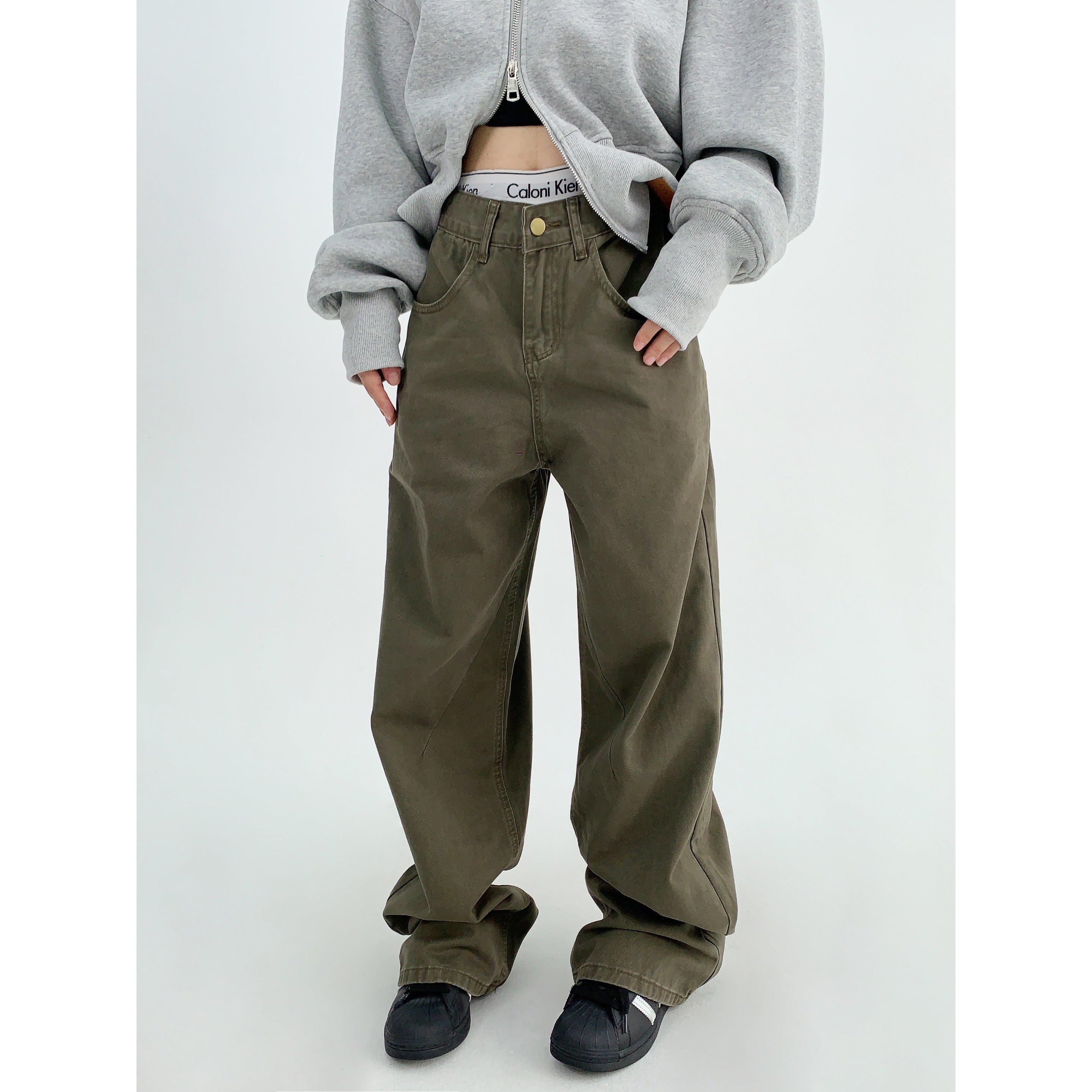 Loose Straight Casual Pants MW9567