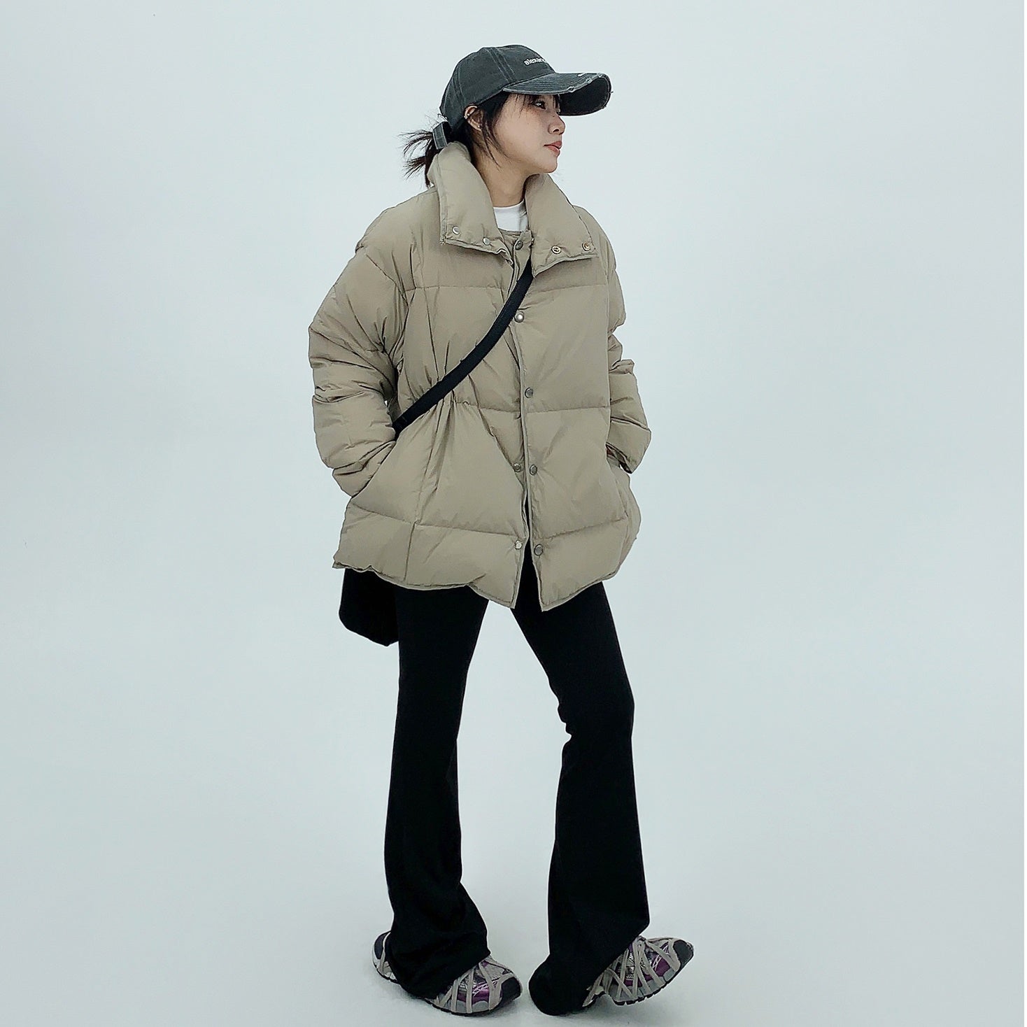 Lightweight High Neck Down Jacket MW9689