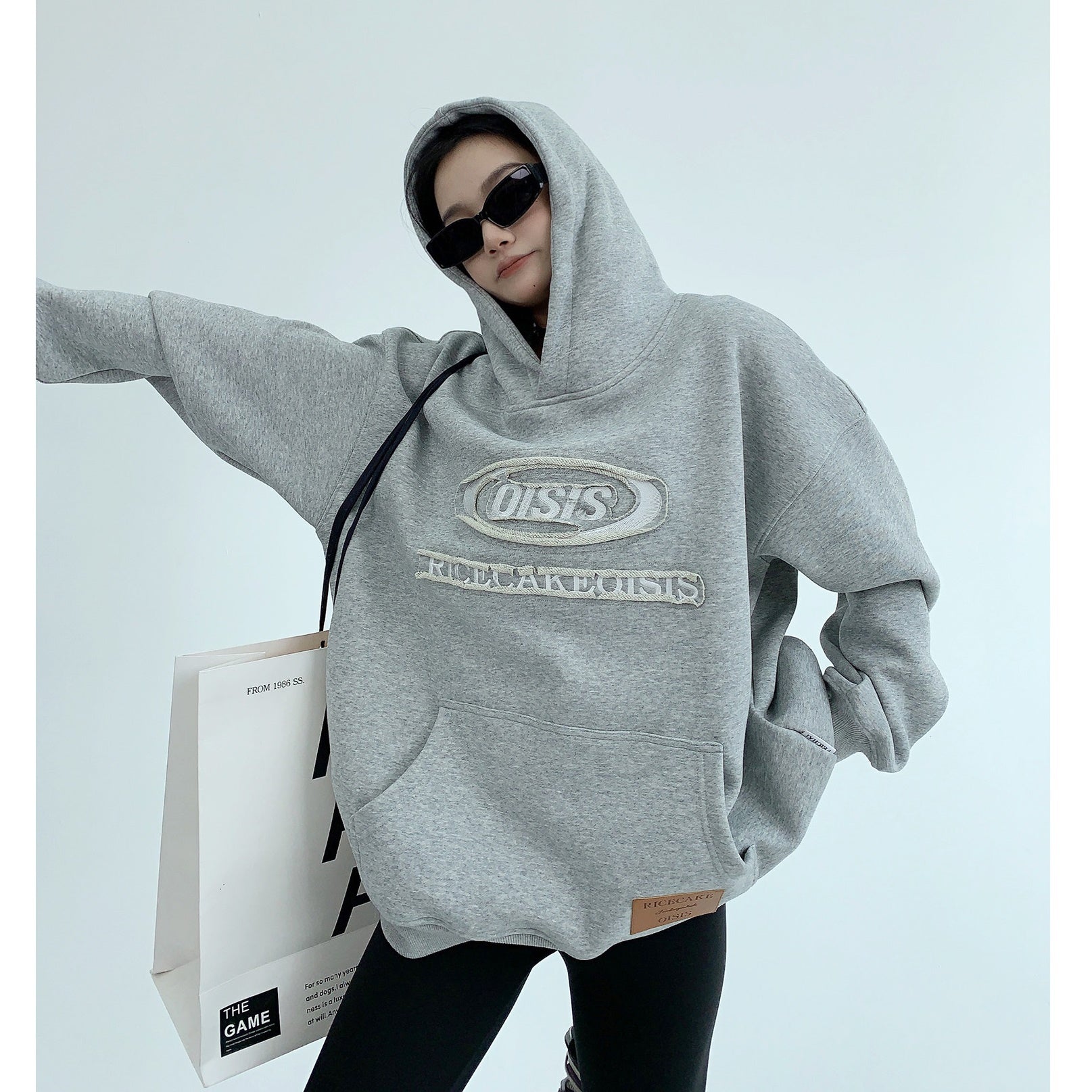 Patch Embroidery Hoodie MW9766