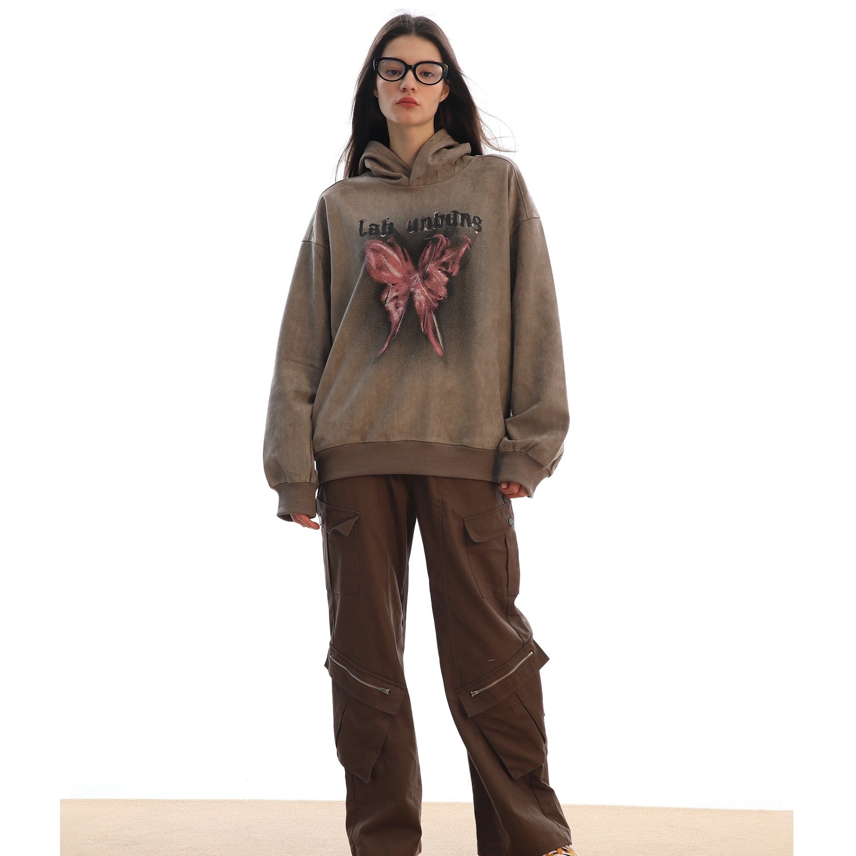 Butterfly Graffiti Dirty Hoodie MW9620