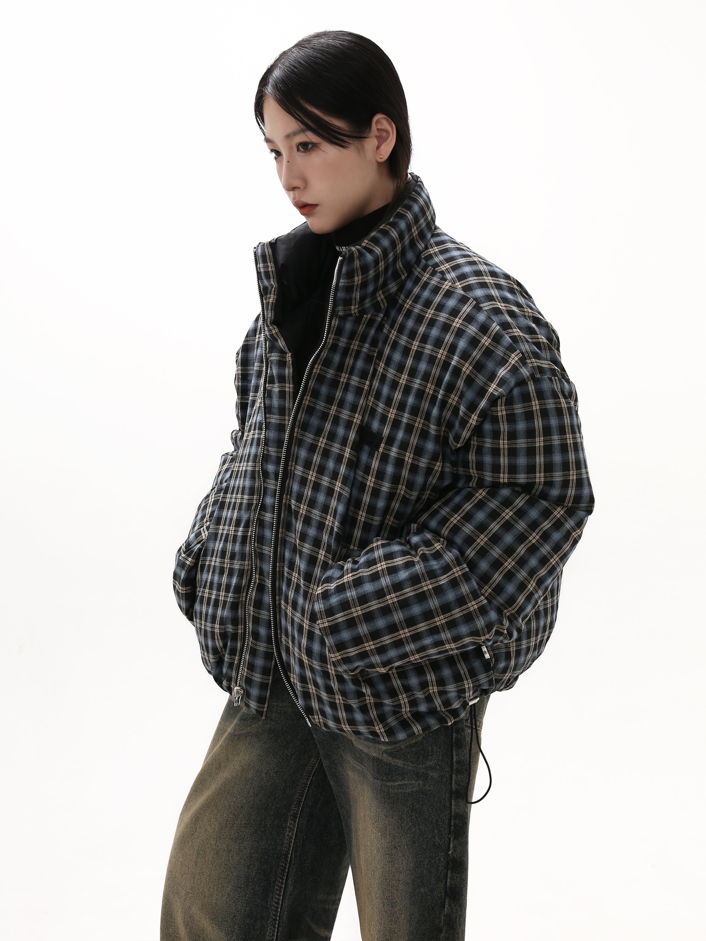 Reversible checked jacket GB7001 