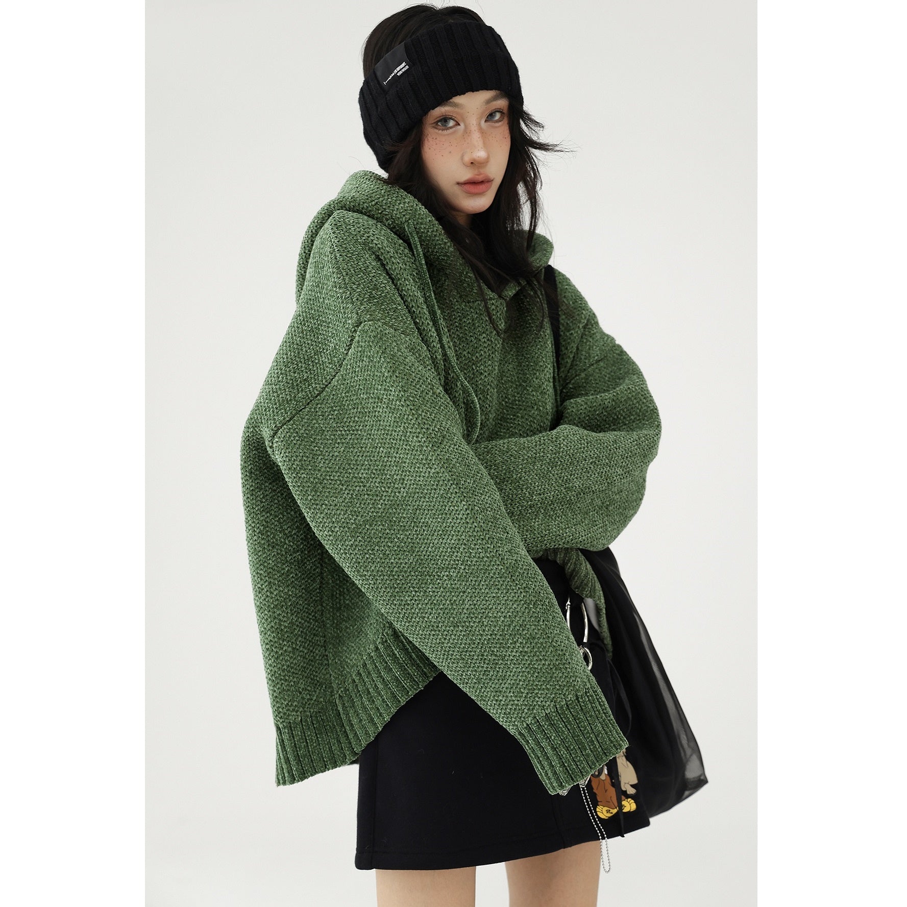 OverSize Hooded Pullover Sweater AC7090