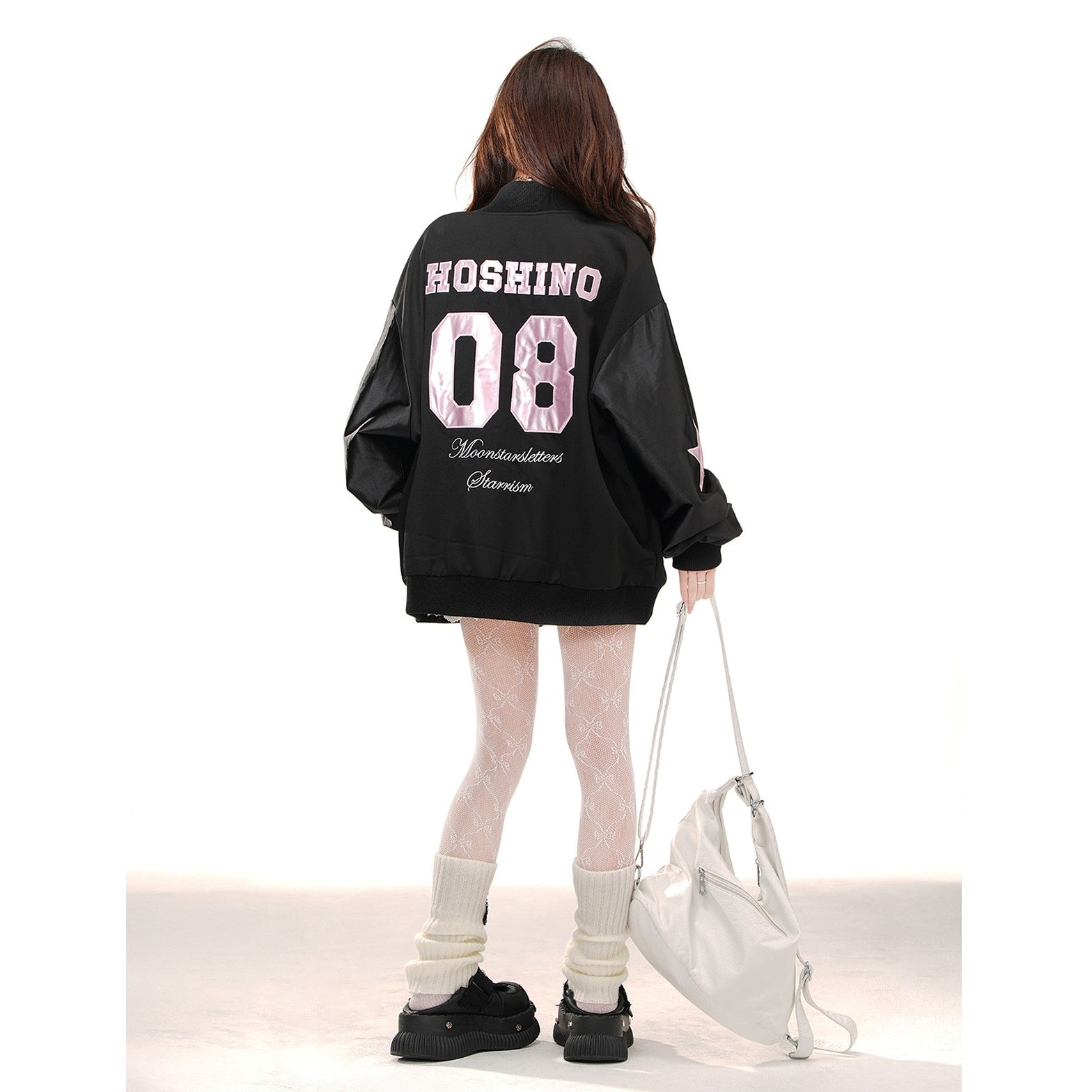 Girly Oversize Baseball Jacket KK2004