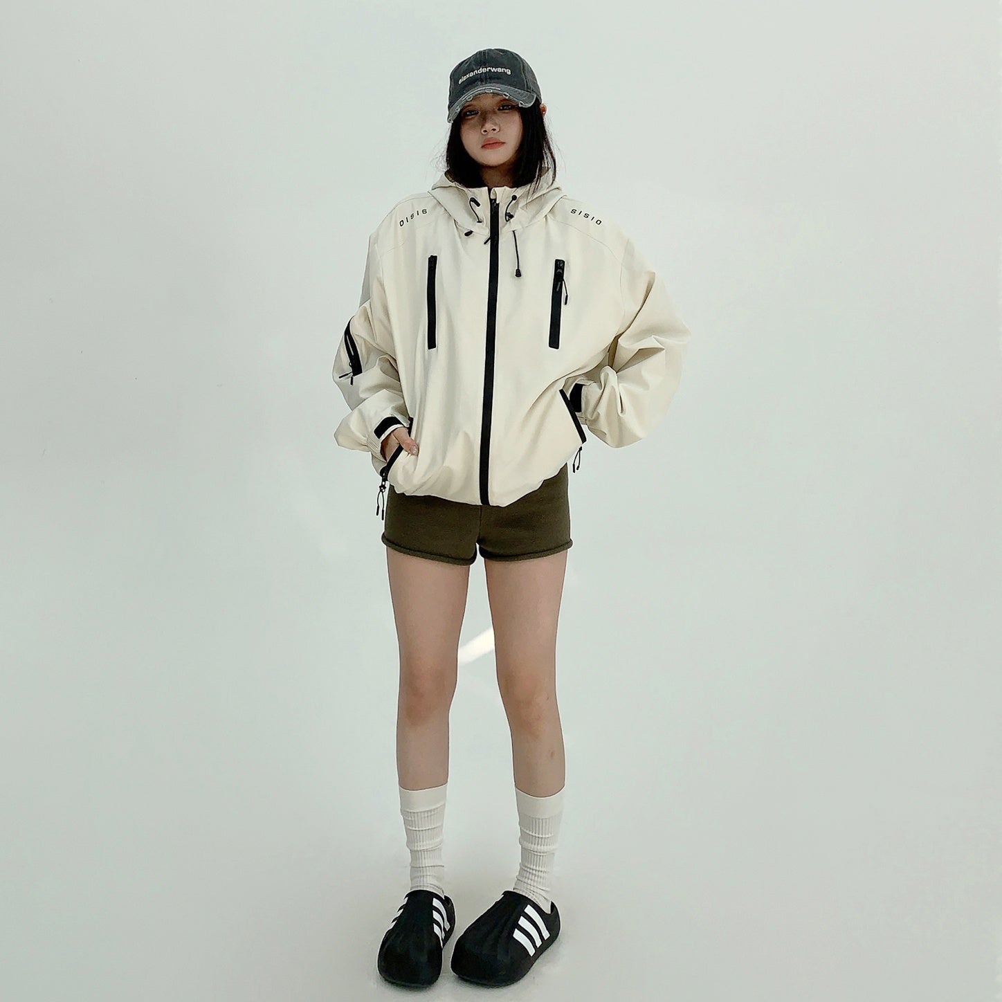 Zipper Hooded Mountain Jacket MW9844